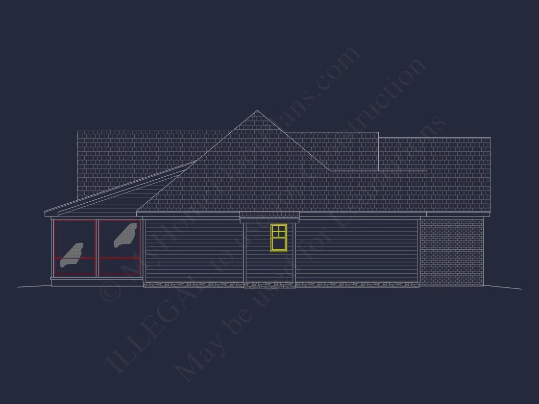 Two-story house Plan with Modern Craftsman Blueprint Designs