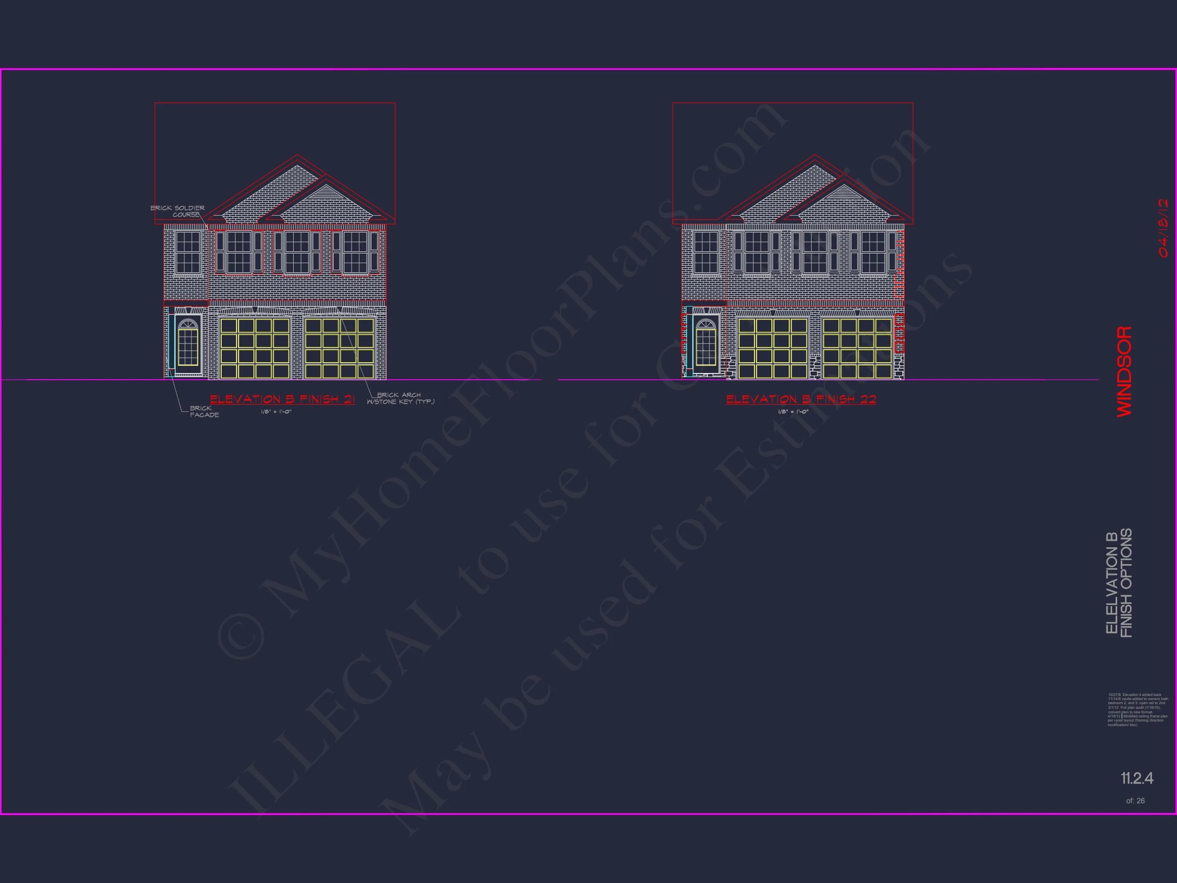 Modern Suburban house Design with 5 Bedrooms & 2-Car Garage