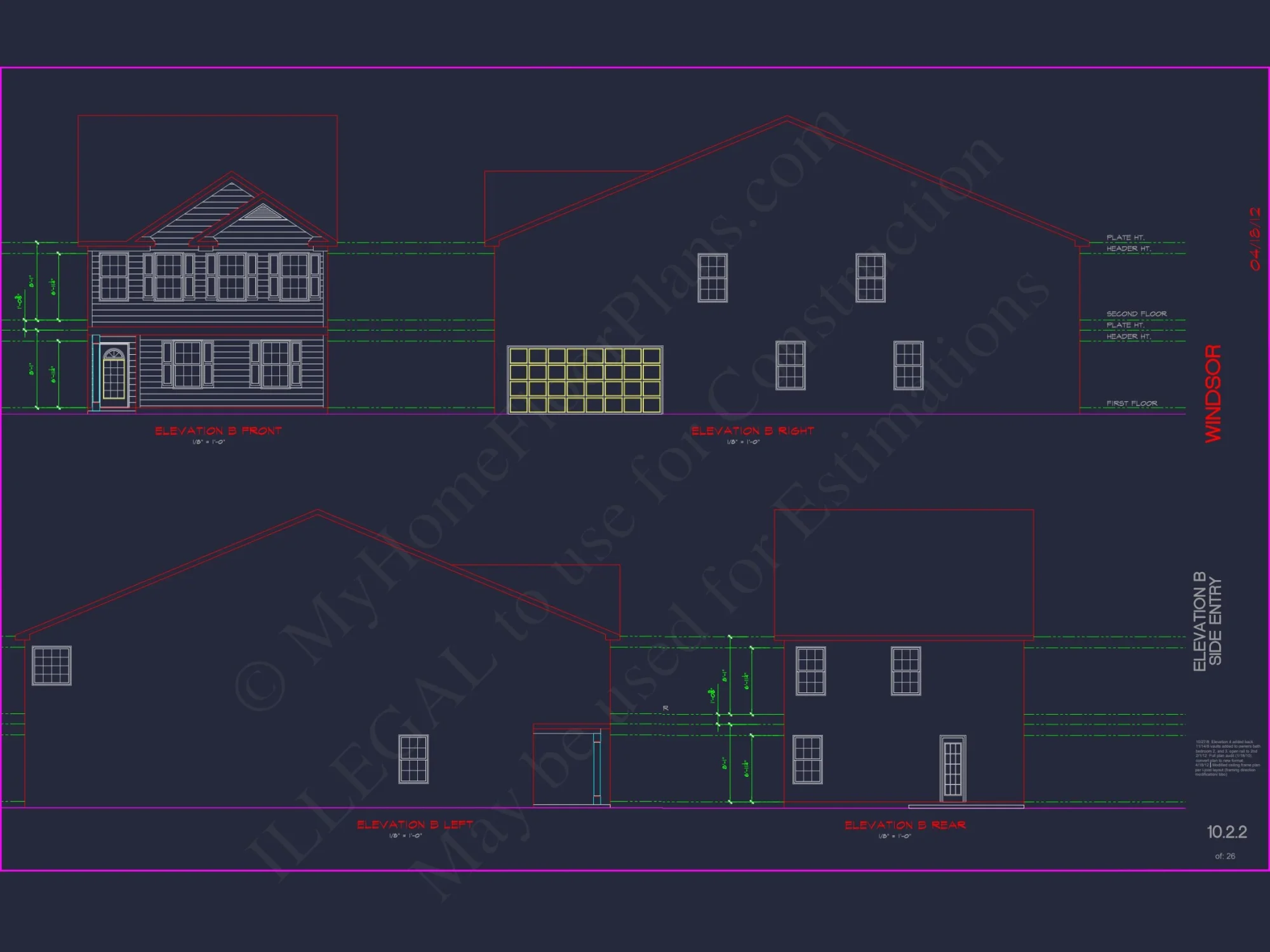 Modern Suburban house Design with 5 Bedrooms & 2-Car Garage