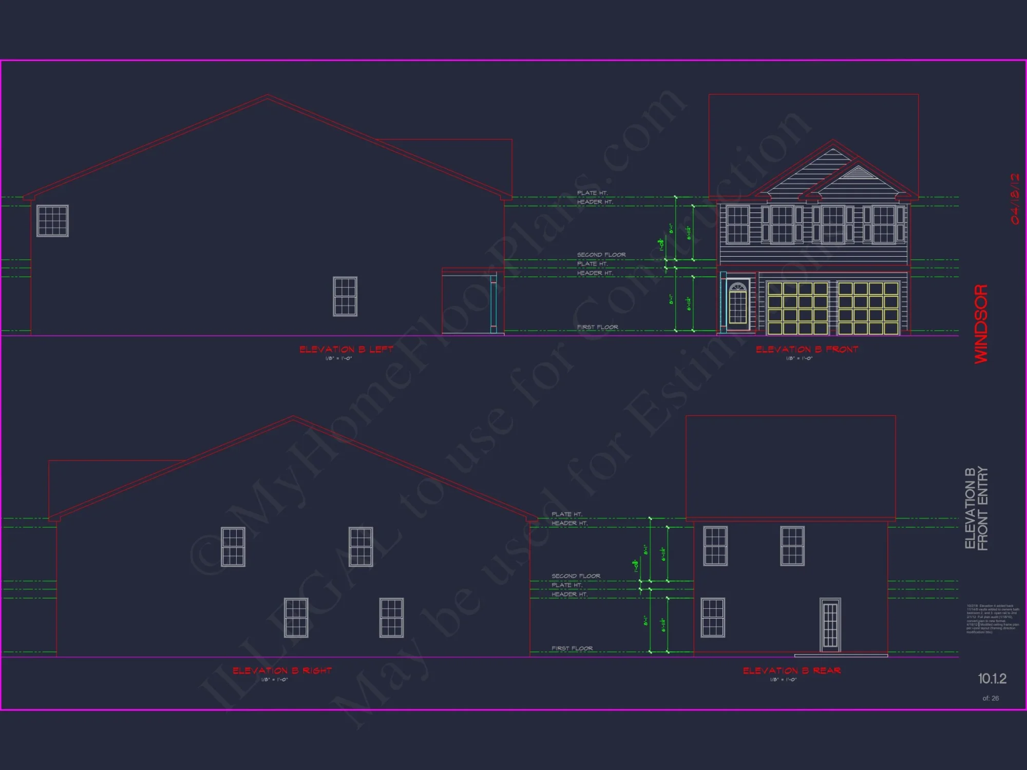 Modern Suburban house Design with 5 Bedrooms & 2-Car Garage