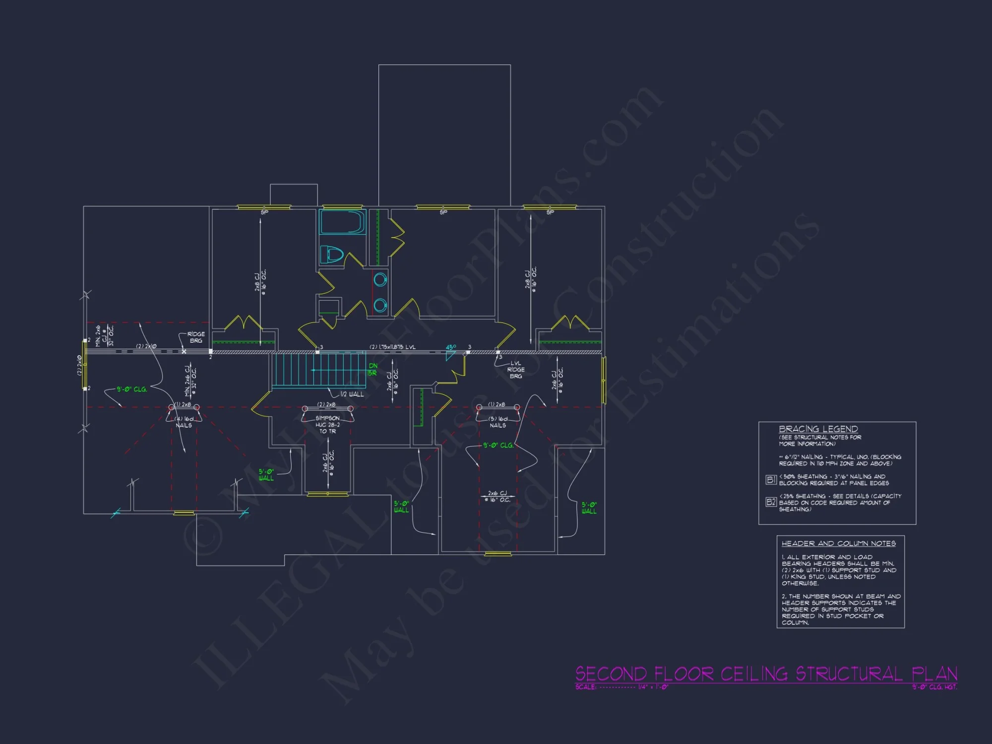Unique 4-Bedroom house Plan with CAD Designs & Floor Plans