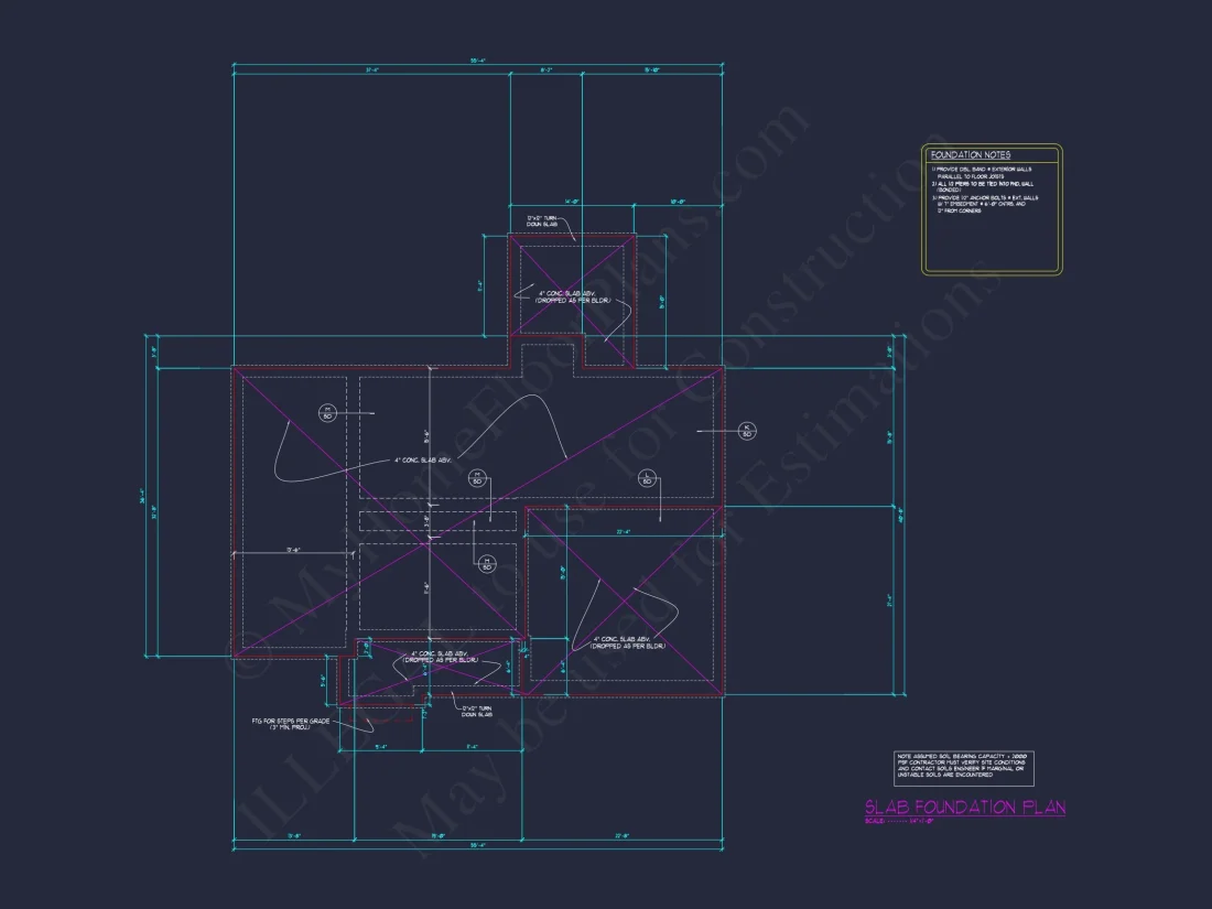 Unique 4-Bedroom house Plan with CAD Designs & Floor Plans