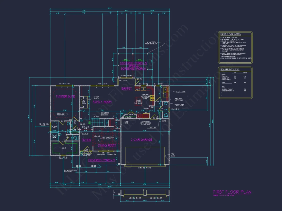 Unique 4-Bedroom house Plan with CAD Designs & Floor Plans