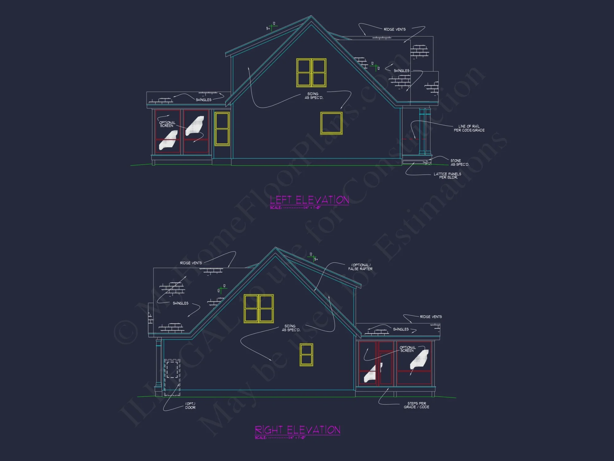 Unique 4-Bedroom house Plan with CAD Designs & Floor Plans