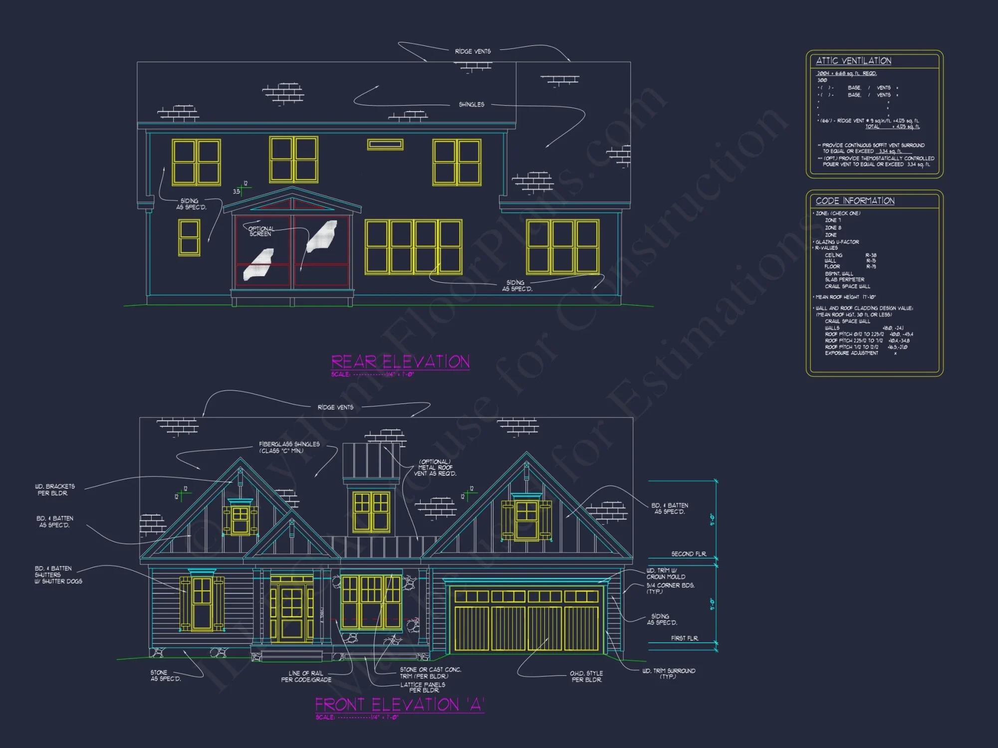 Unique 4-Bedroom house Plan with CAD Designs & Floor Plans