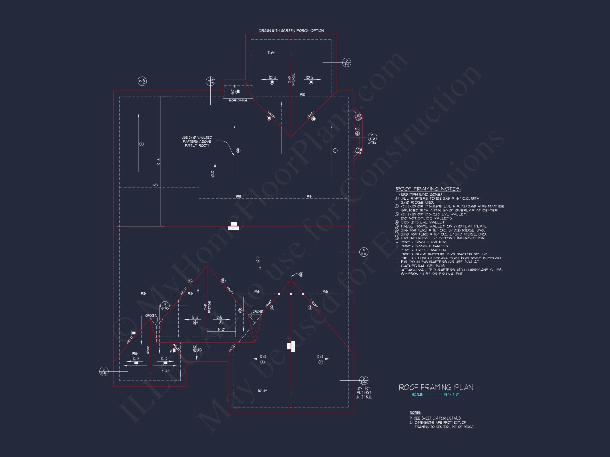 Custom house Plan with 2-Story Design