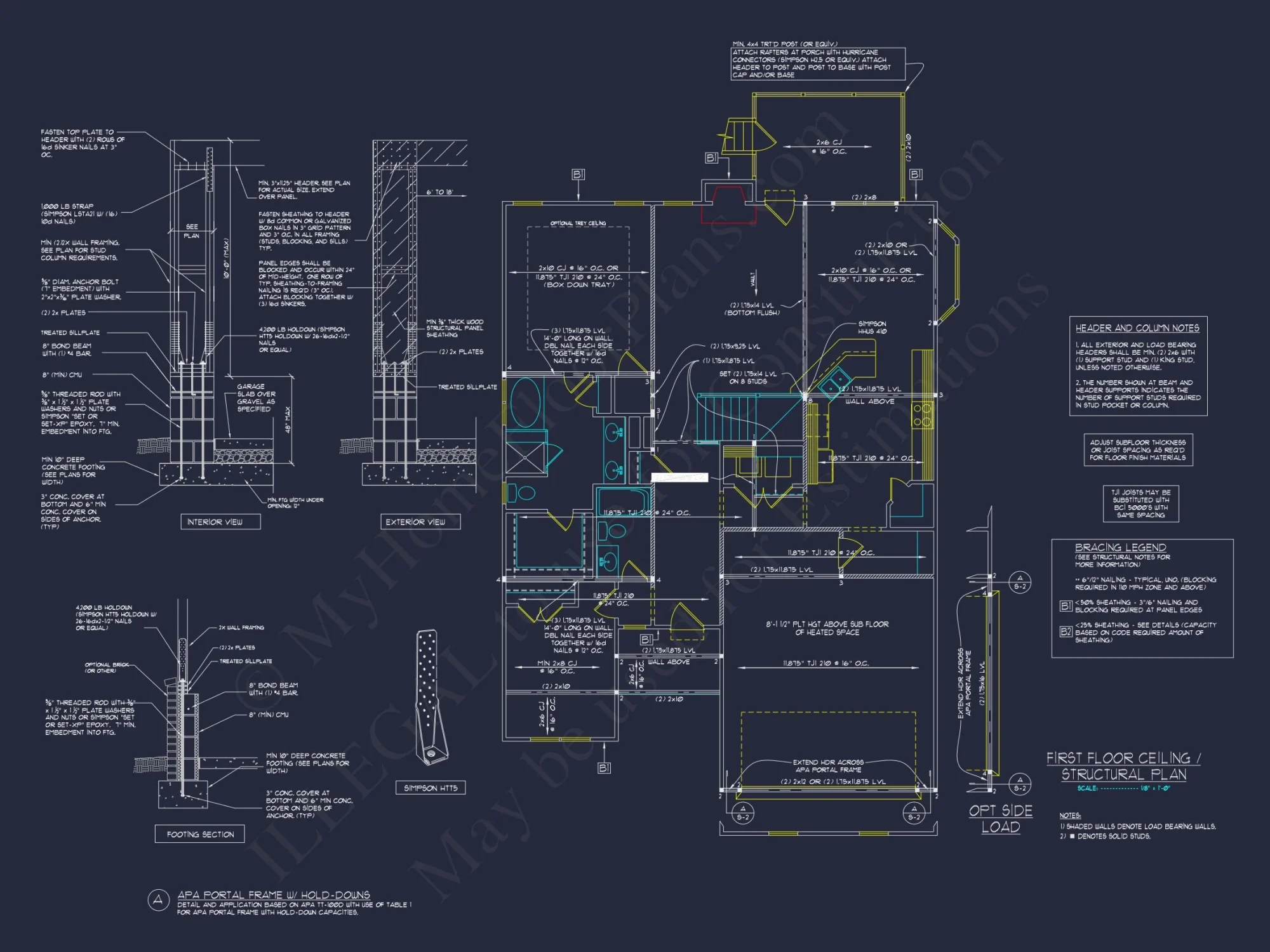 Custom house Plan with 2-Story Design