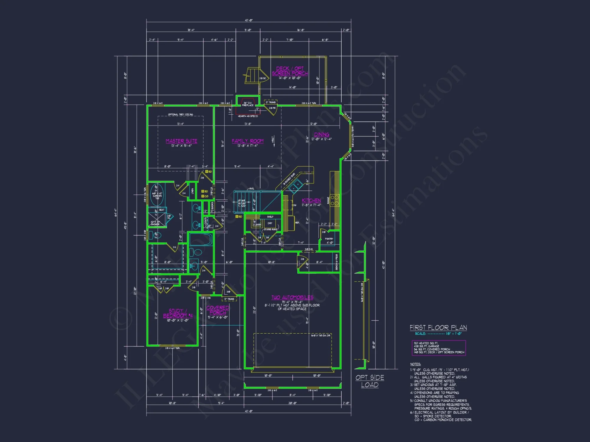 Custom house Plan with 2-Story Design
