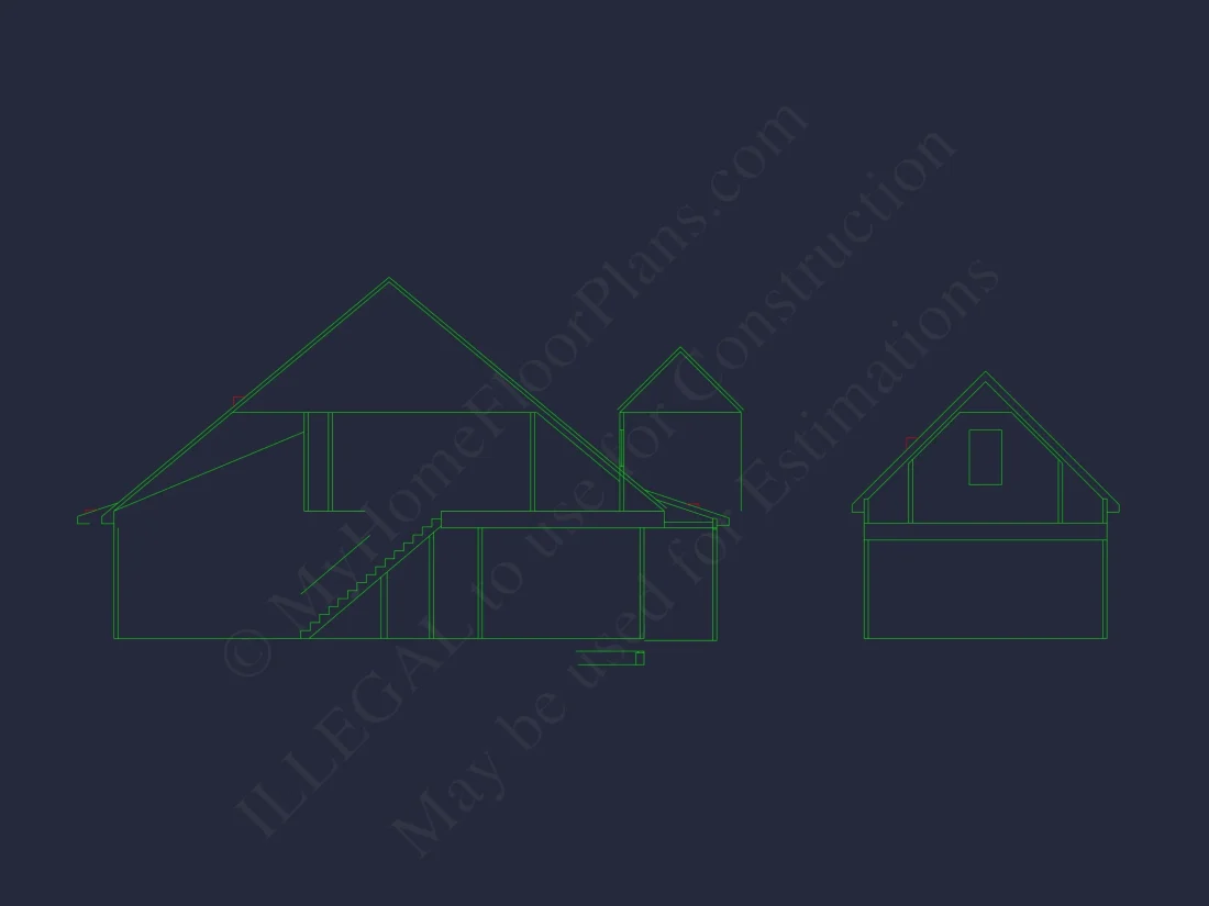 Custom house Plan with 2-Story Design