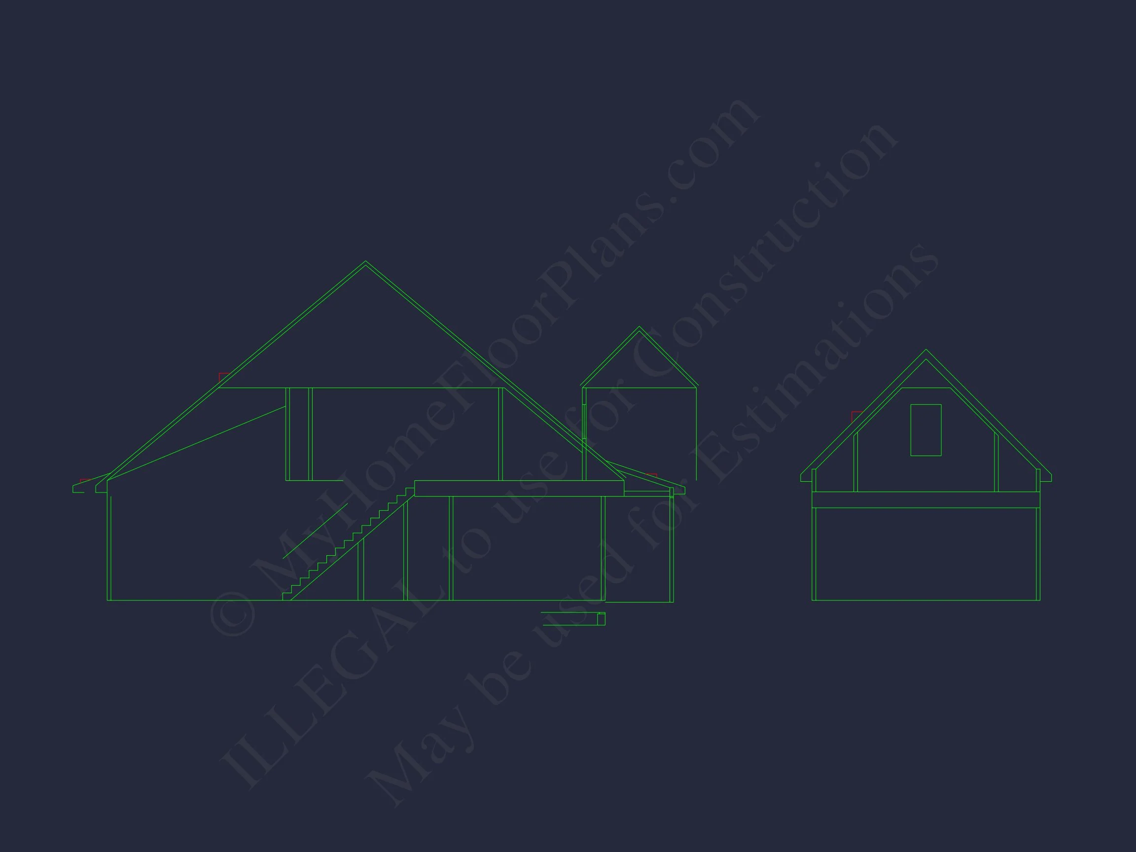 12-2874 HOUSE PLAN - Modern Farmhouse House Plan - 3-Bed, 2.5-Bath, 1950 SF 3 Custom house Plan with 2-Story Design