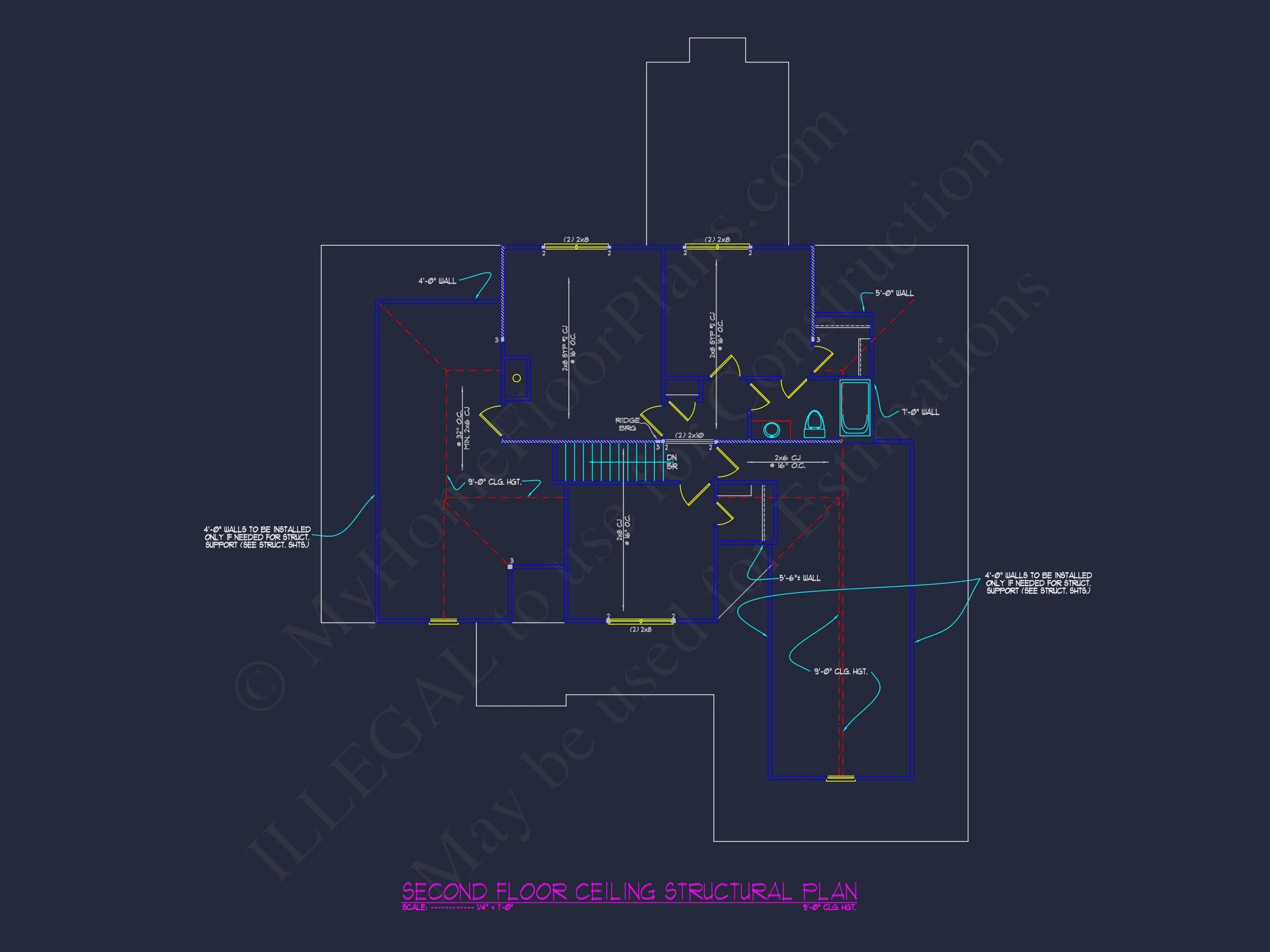 Custom house Plan with Blueprint Designs, CAD Floor Plans & Features