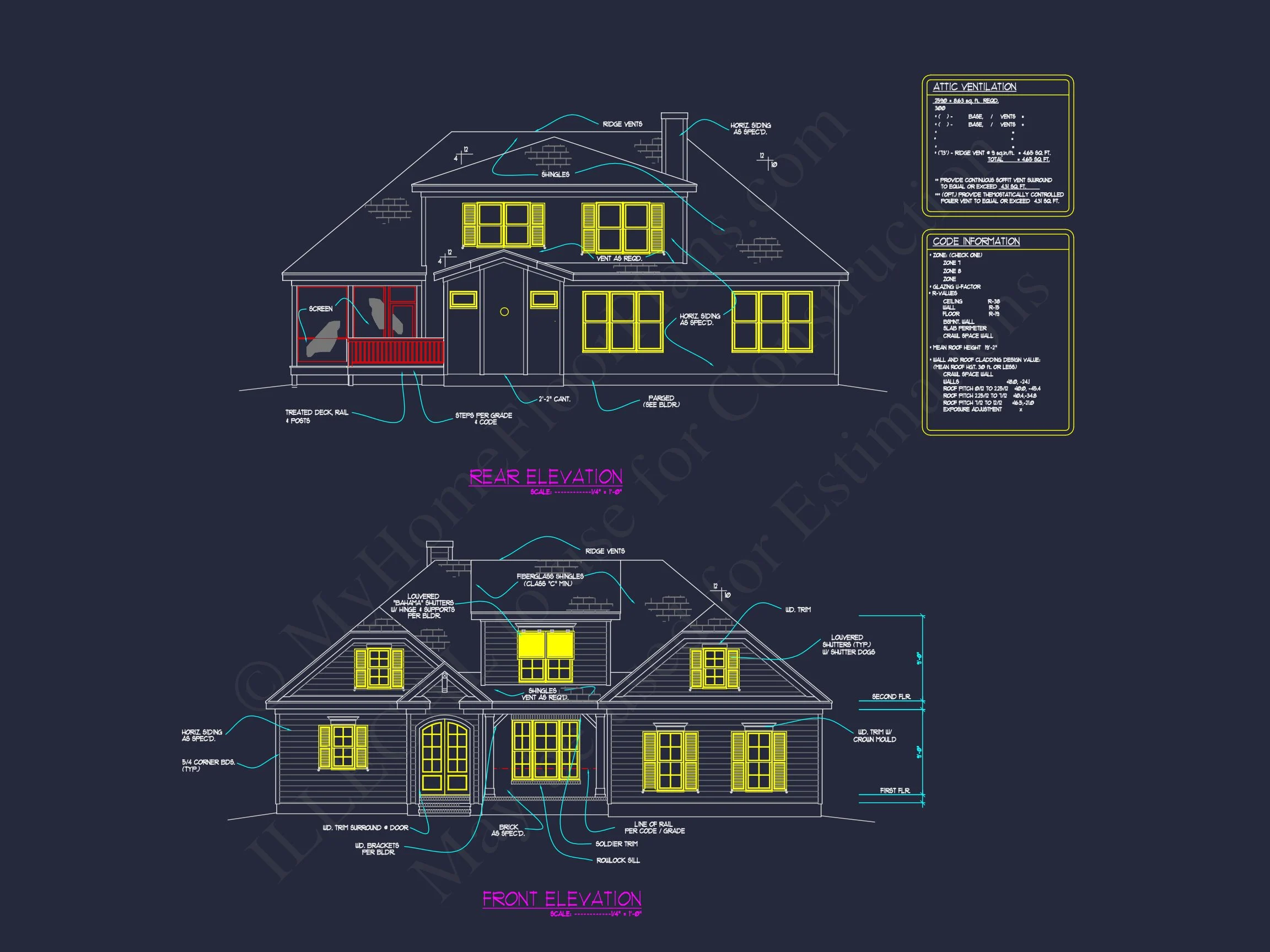 Custom house Plan with Blueprint Designs, CAD Floor Plans & Features
