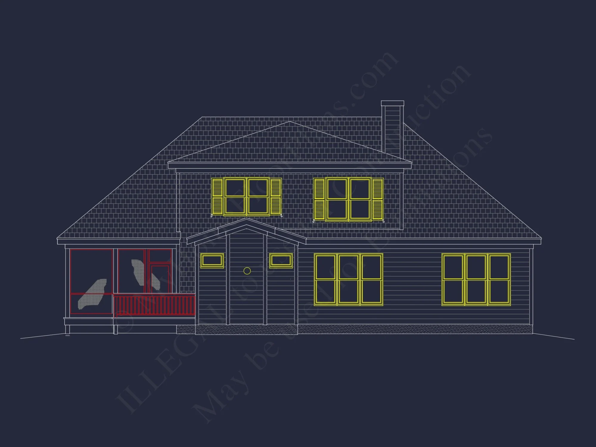 Custom house Plan with Blueprint Designs, CAD Floor Plans & Features