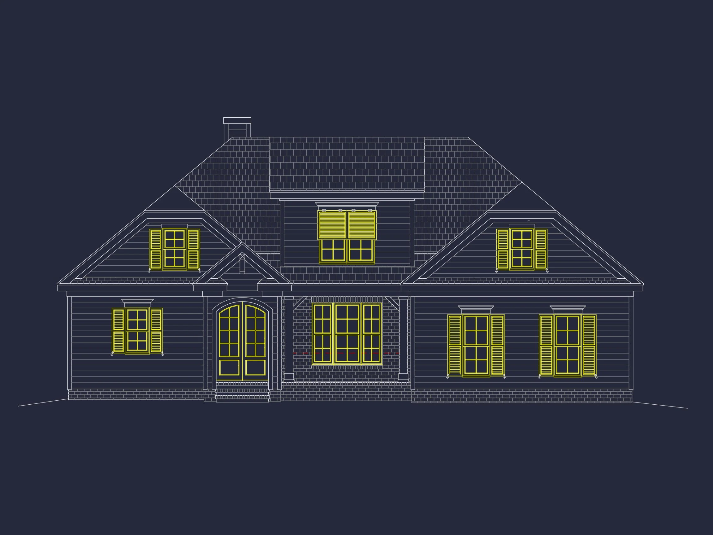 Custom house Plan with Blueprint Designs, CAD Floor Plans & Features
