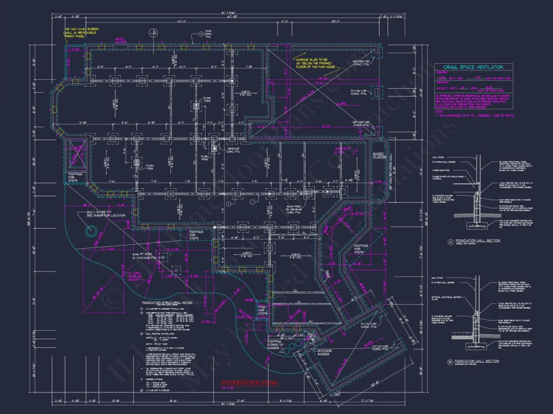 Traditional Craftsman house Plan with 4 Bedrooms and CAD Designs