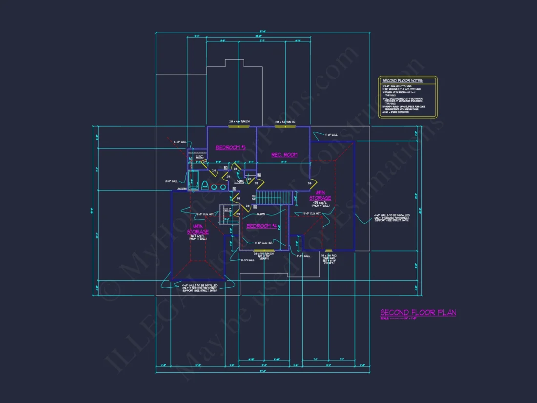 Spacious Craftsman house Plan with 4 Beds