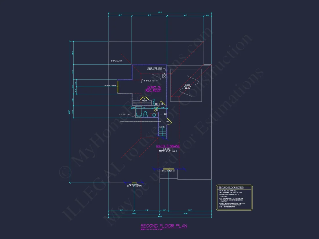 Beautiful house Blueprint: Floor Plan & CAD Architectural Designs