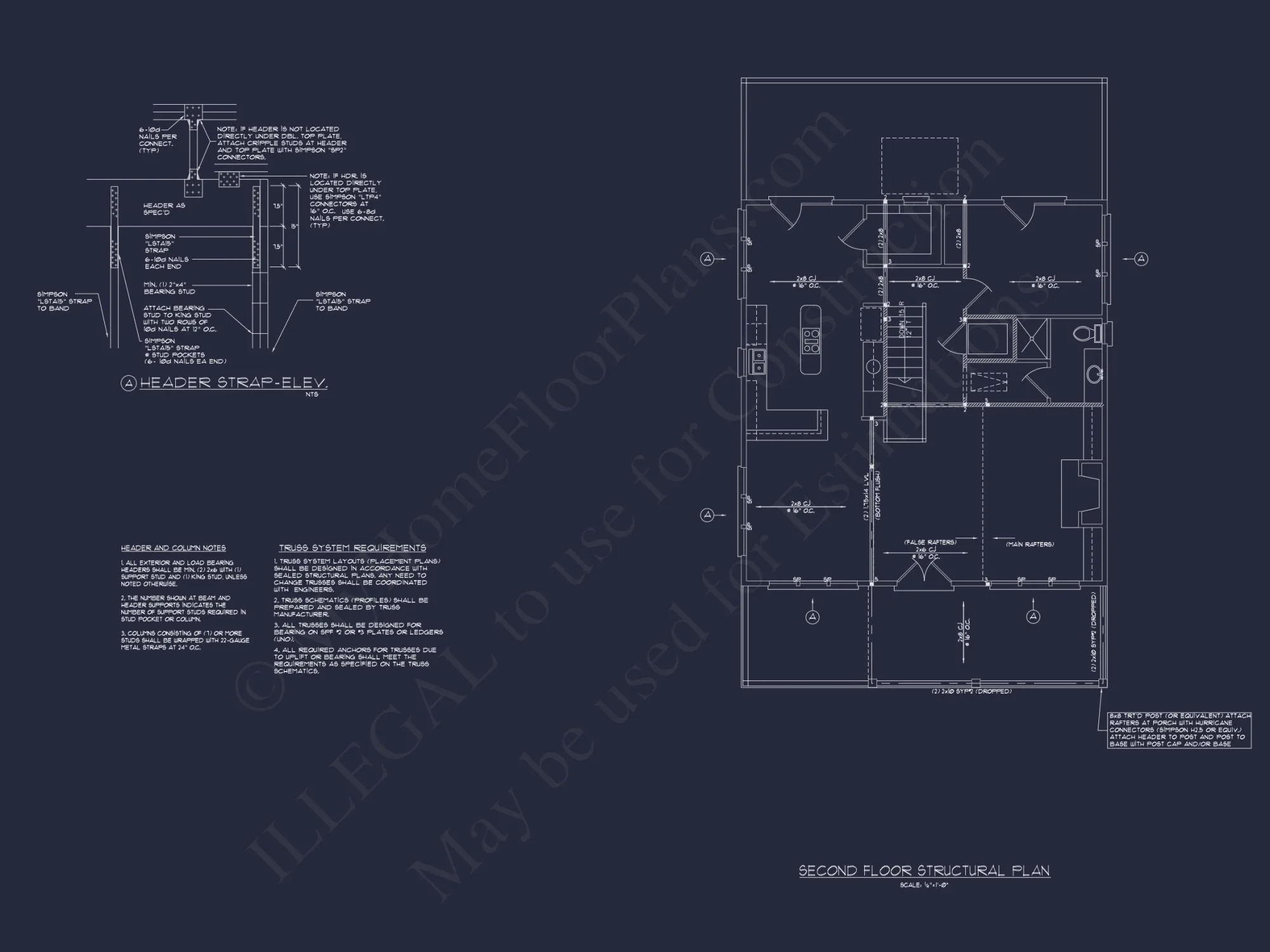 3-Story Floor Plan Blueprint