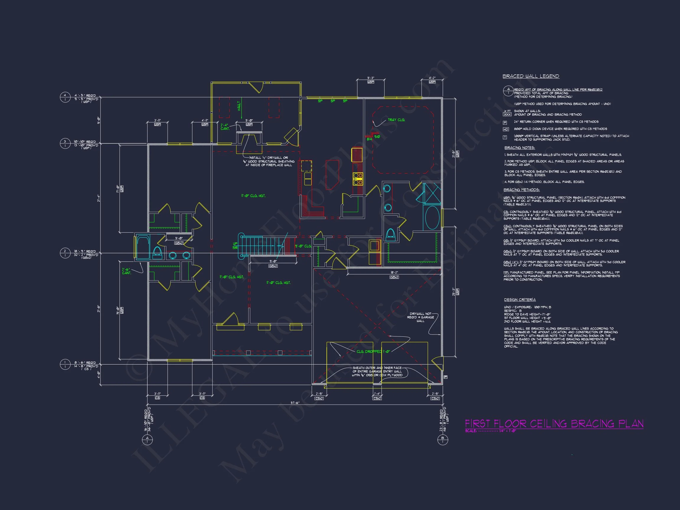 12-2289 HOUSE PLAN - Craftsman House Plan - 4-Bed, 3-Bath, 2,111 SF 14 Elegant Craftsman house Plan with Open Floor Plan & CAD Designs