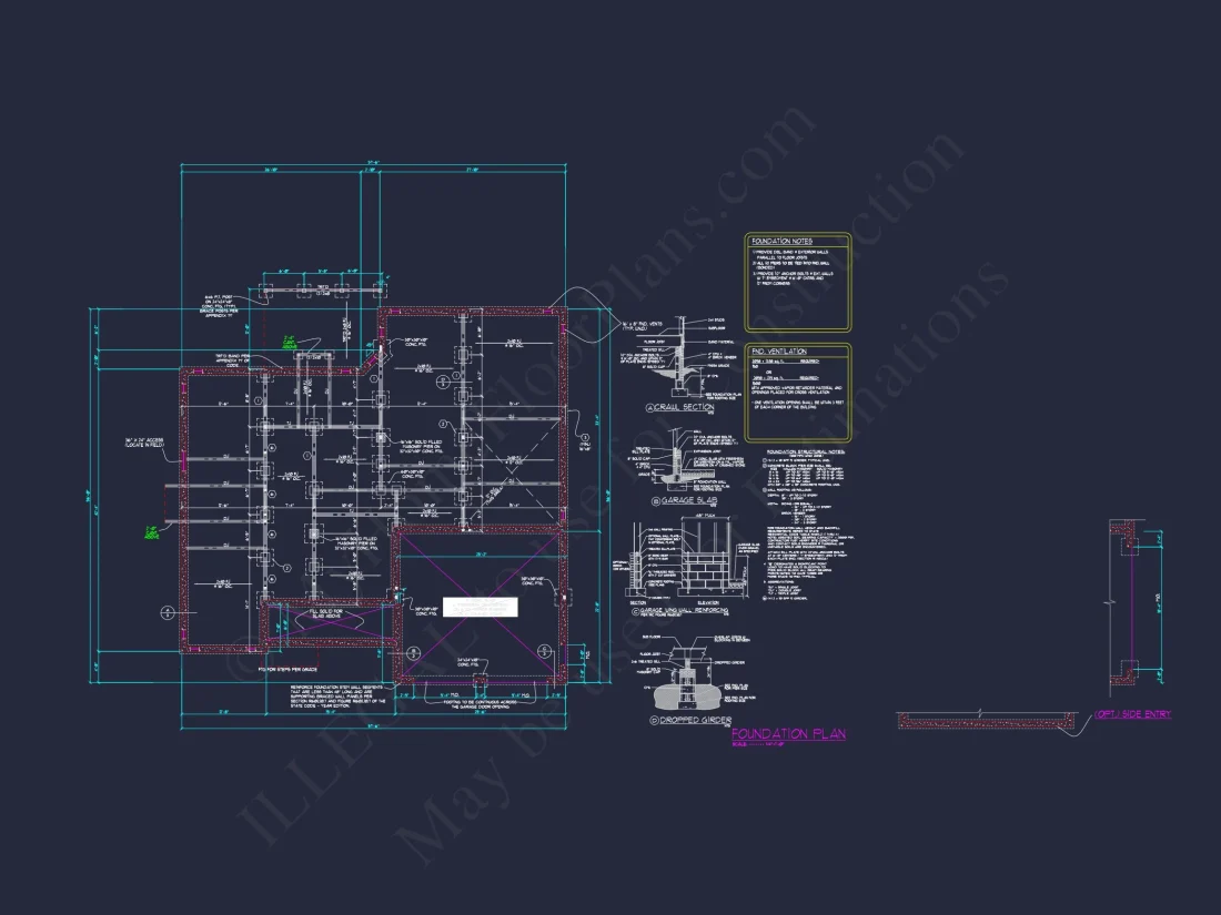 Elegant Craftsman house Plan with Open Floor Plan & CAD Designs