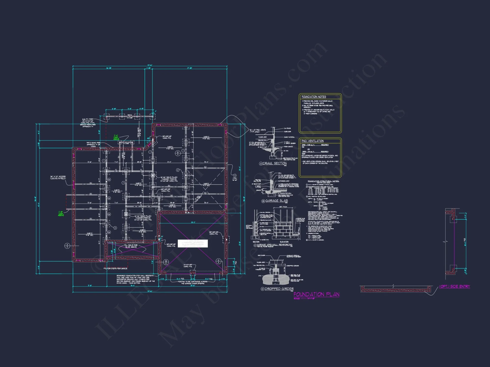 Elegant Craftsman house Plan with Open Floor Plan & CAD Designs
