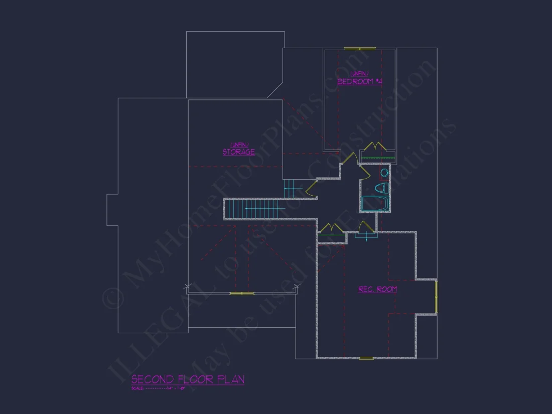 Elegant Craftsman house Plan with Open Floor Plan & CAD Designs