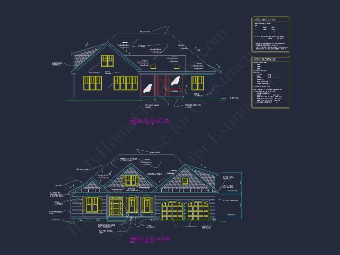 Elegant Craftsman house Plan with Open Floor Plan & CAD Designs