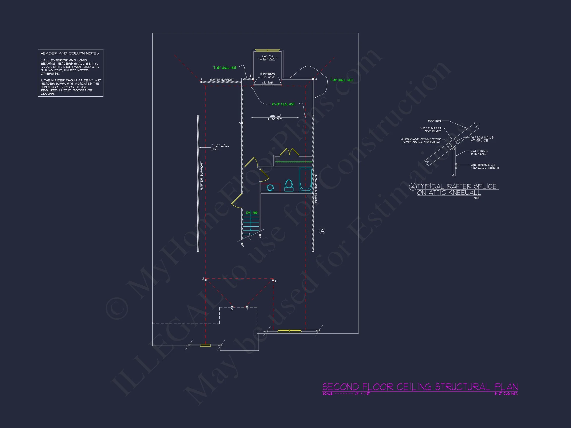 Modern Architectural 4-Bed house Plan with CAD and Designs
