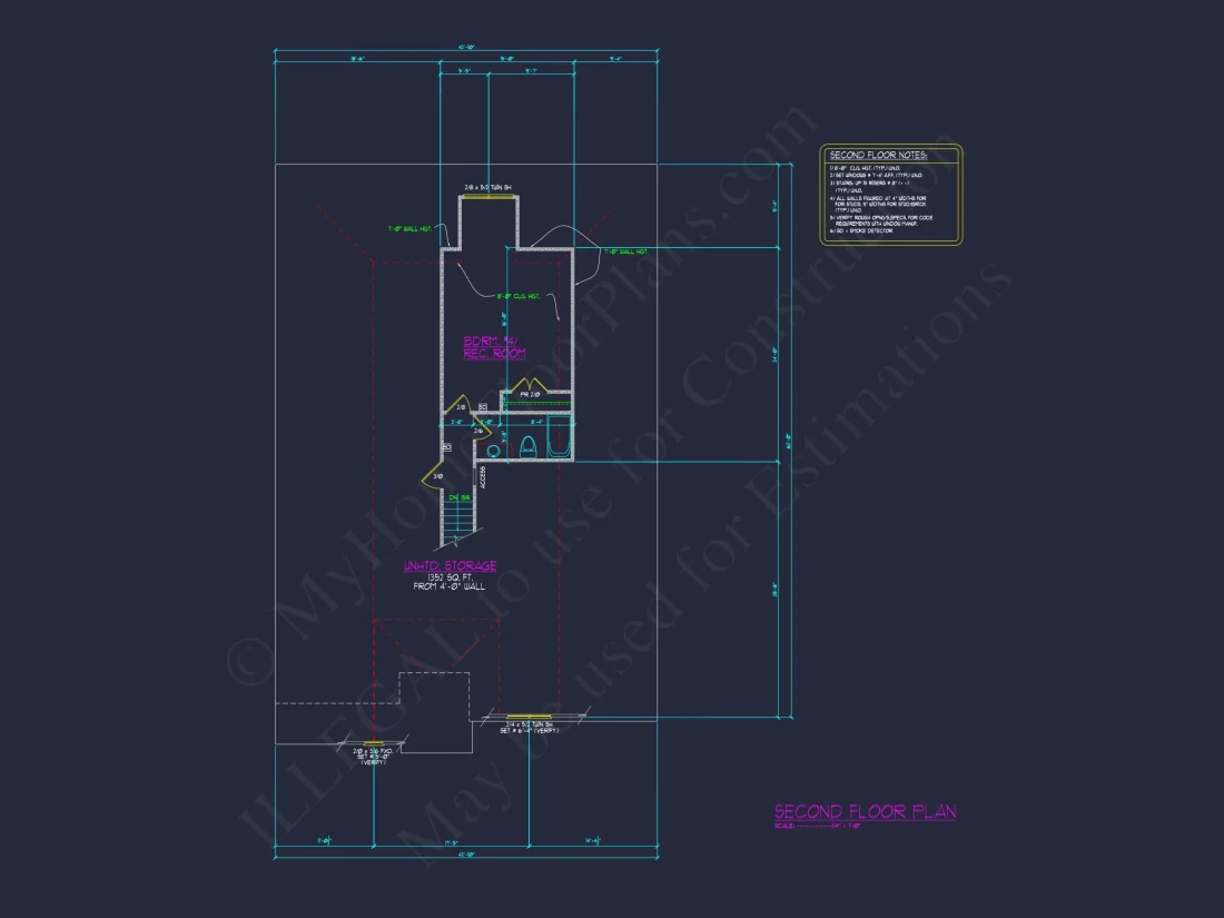 Modern Architectural 4-Bed house Plan with CAD and Designs