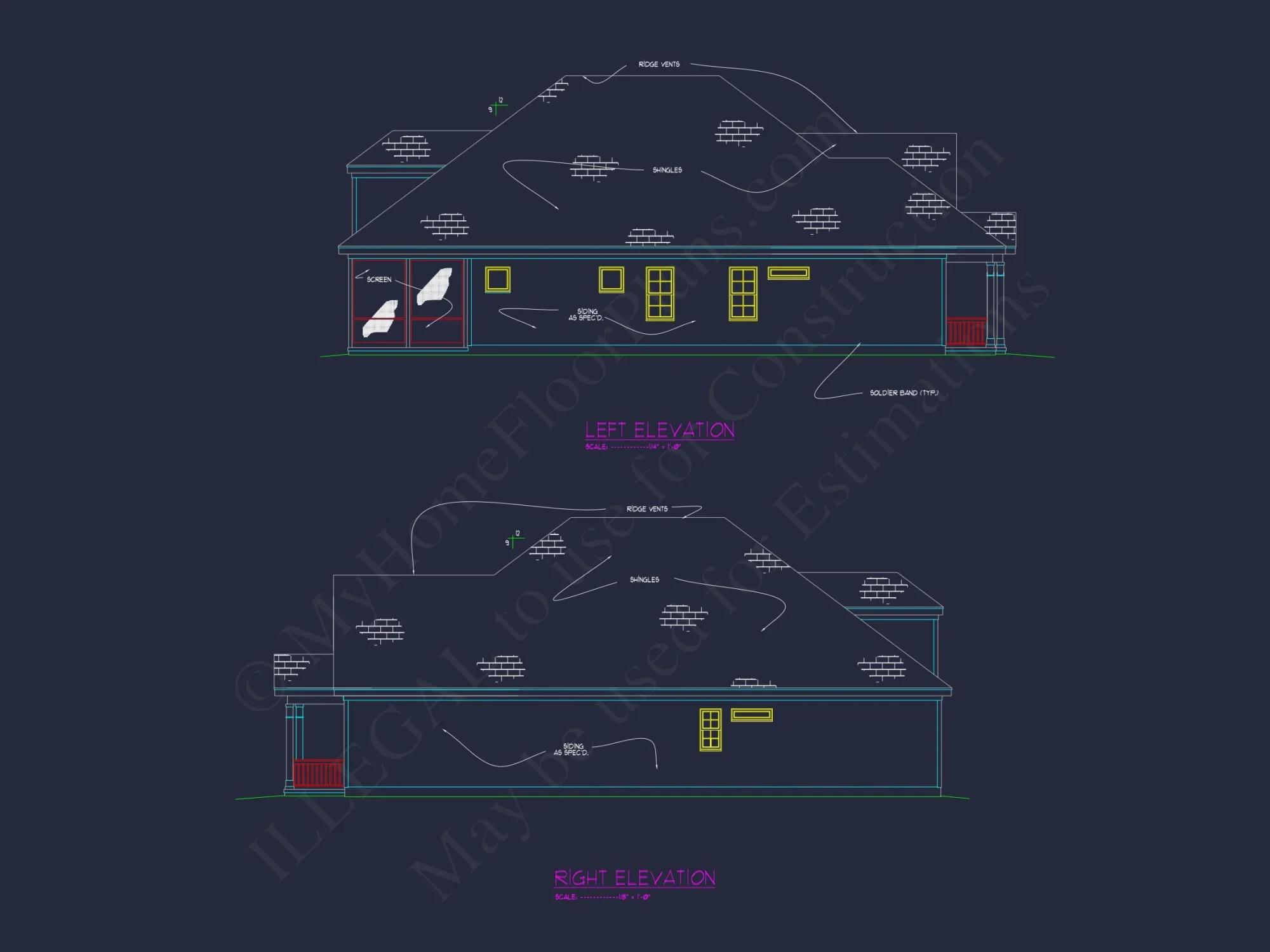Beautiful CAD Ranch Floor Plan with 1.5 Stories & Bonus Room
