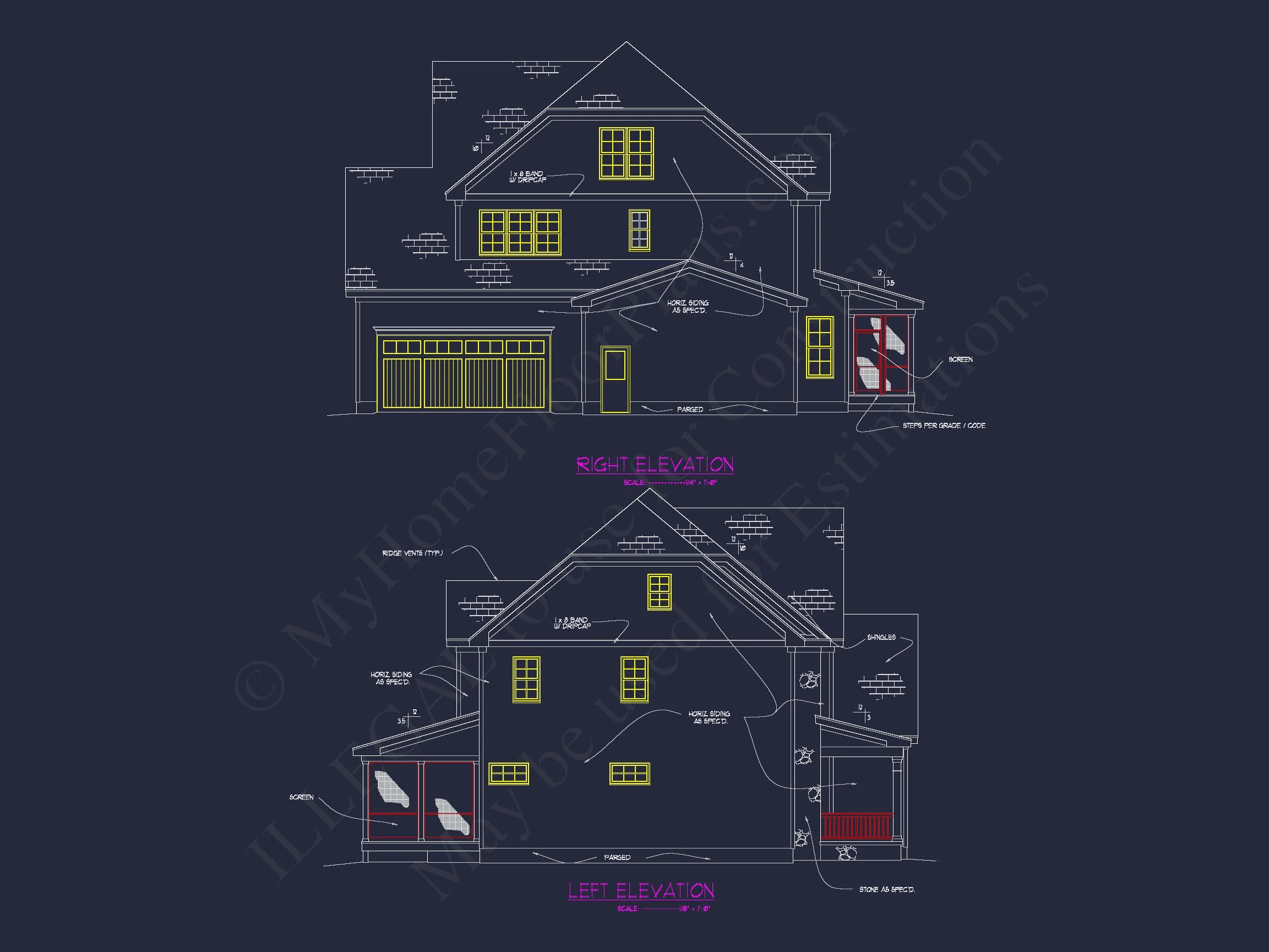 12-2018 HOUSE PLAN - Traditional Colonial House Plan - 4-Bed, 3-Bath, 3620 SF 11 Elevate Living with a 3-Story house Blueprint