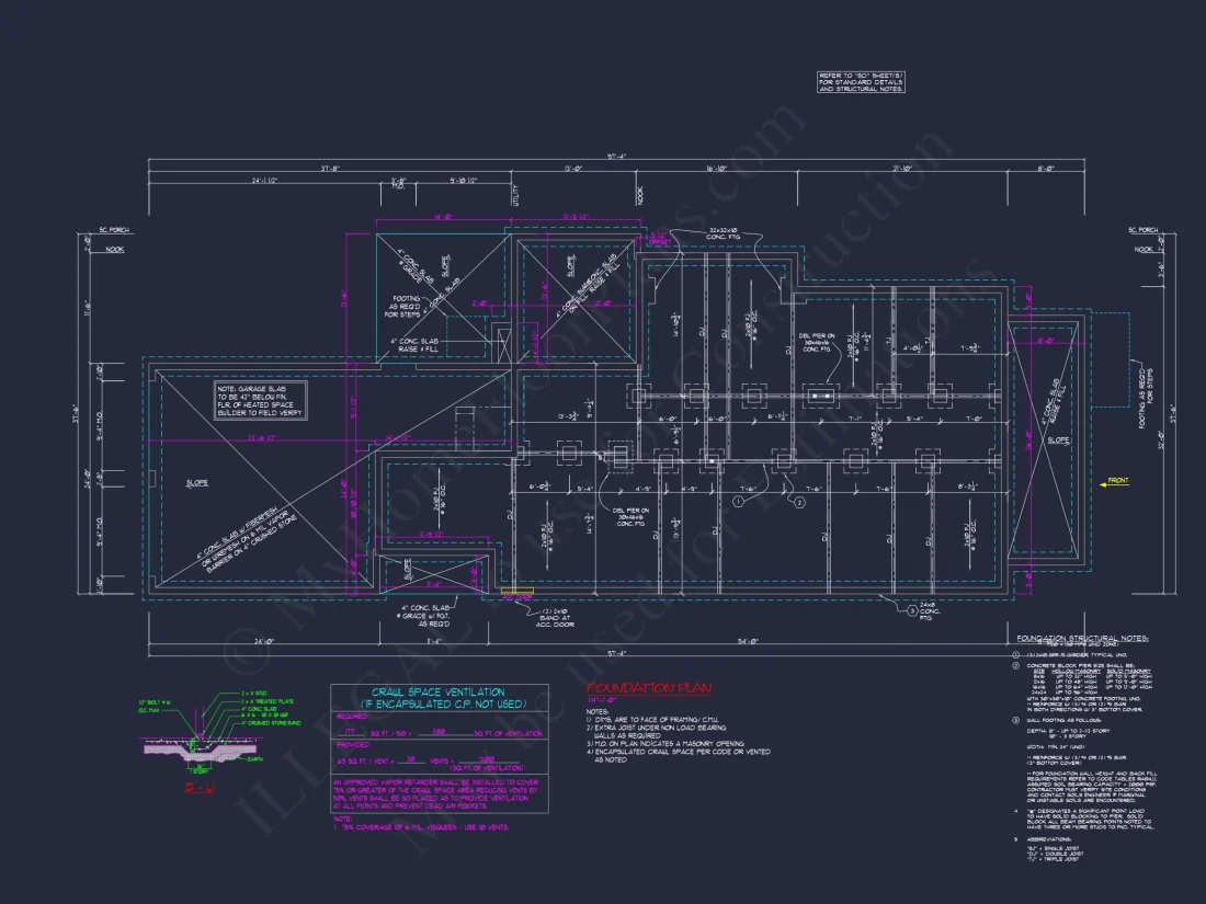 Traditional Charleston house Plan: 2-Story, 3-4 BR, 2-Car