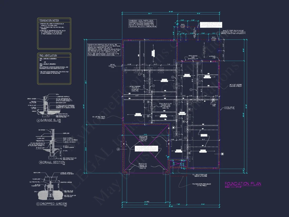 Elegant house Floor Plan Featuring 5 Beds with CAD Designs