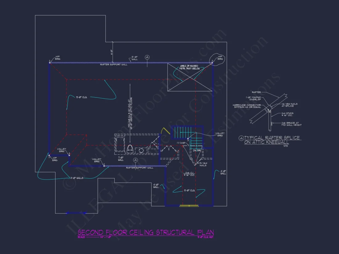 Classic Suburban house Floor Plan – CAD Architecture Designs