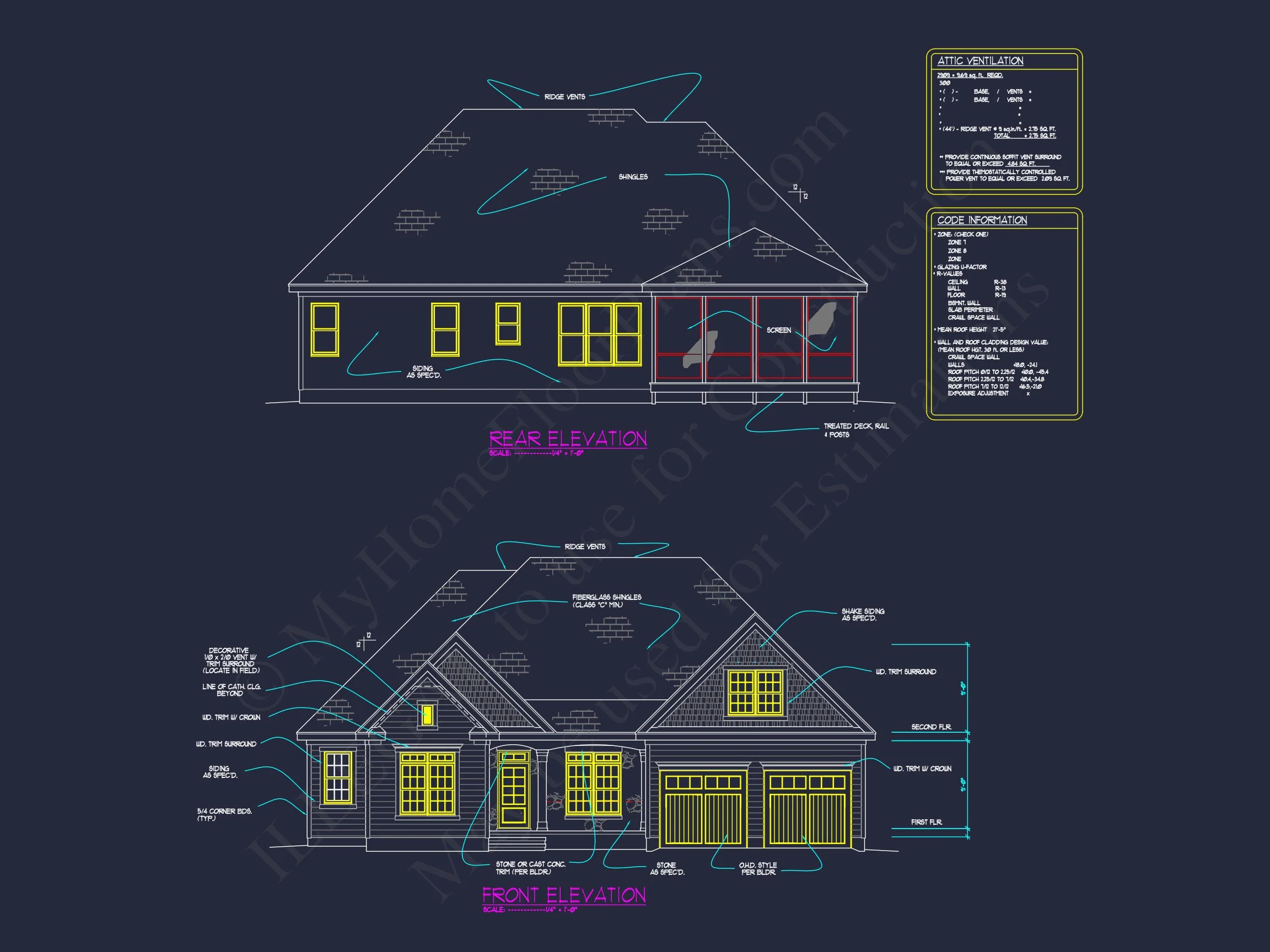 11-1845 HOUSE PLAN - Craftsman Home Plan - 3-Bed, 2-Bath, 1,950 SF 23 Classic Suburban house Floor Plan – CAD Architecture Designs