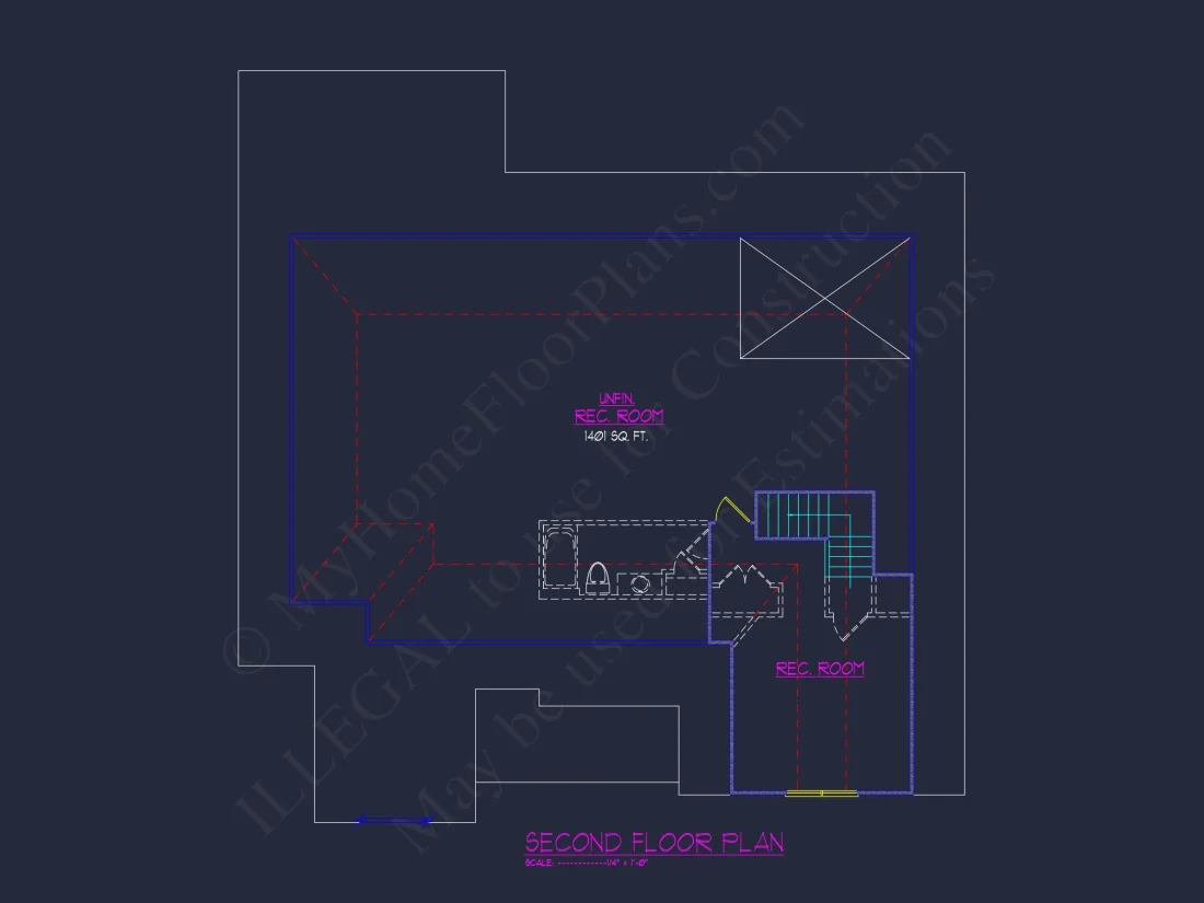 Classic Suburban house Floor Plan – CAD Architecture Designs