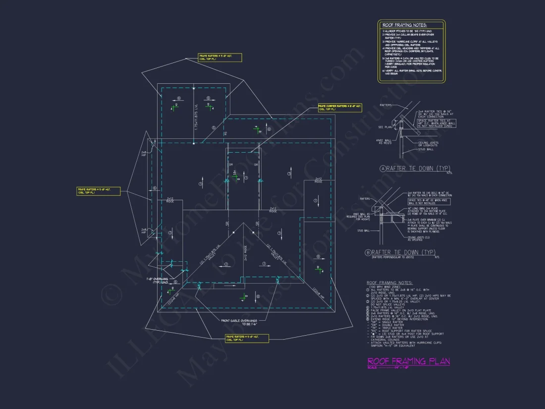 3-Story house Design with CAD Blueprint & Open Floor Plan
