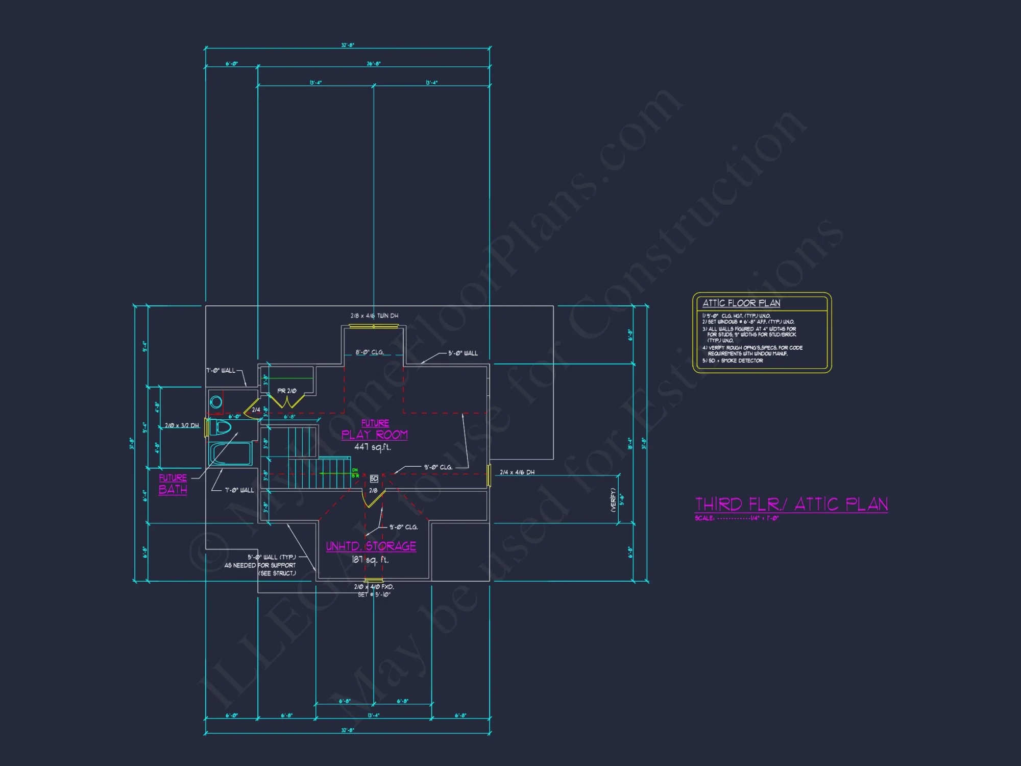 3-Story house Design with CAD Blueprint & Open Floor Plan
