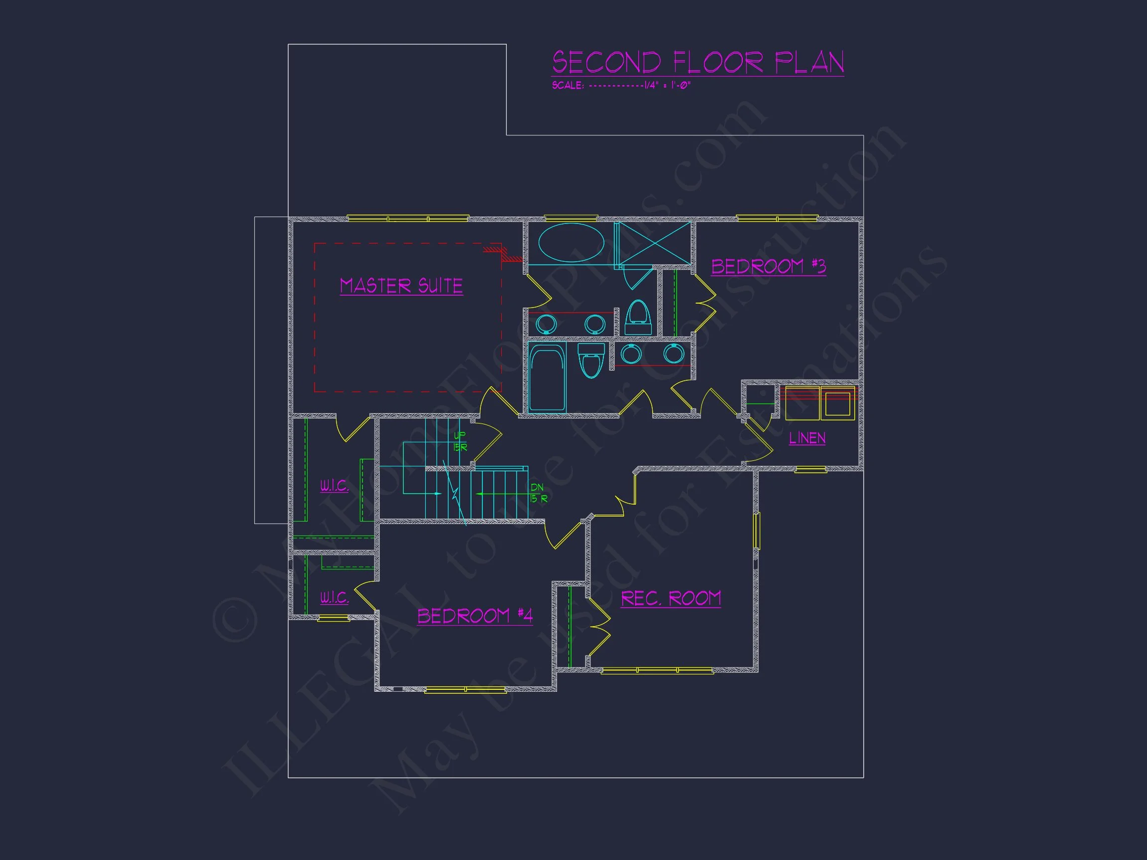 3-Story house Design with CAD Blueprint & Open Floor Plan