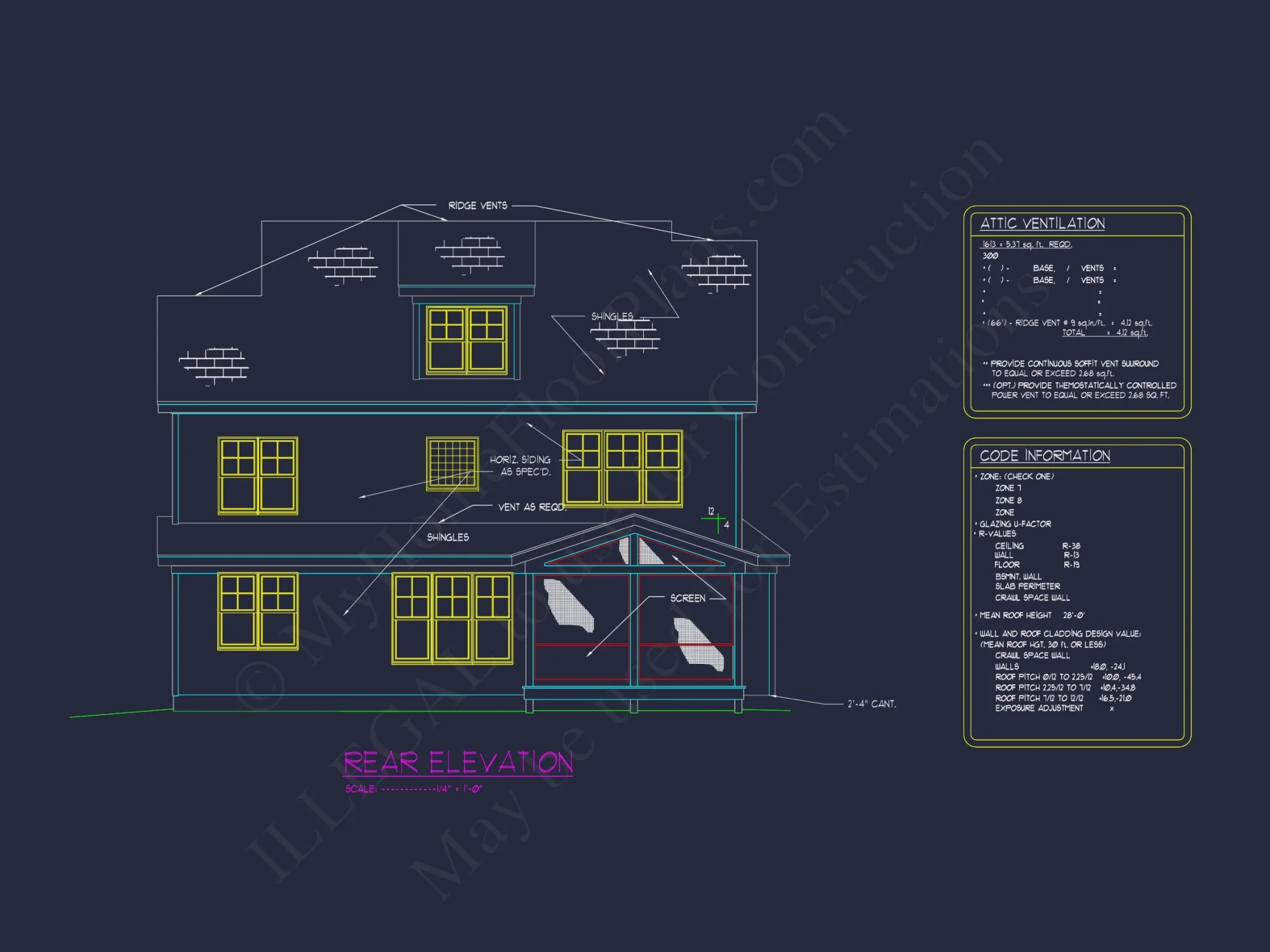 3-Story house Design with CAD Blueprint & Open Floor Plan