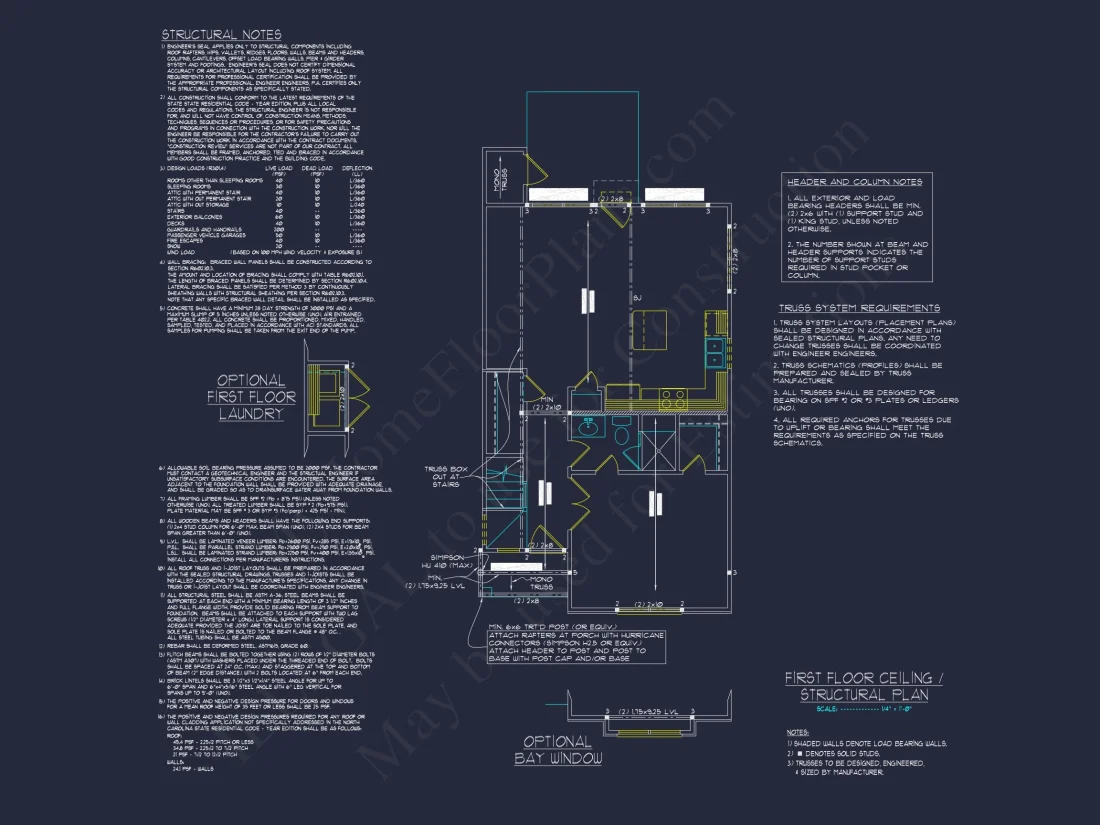 Craftsman house Plan with 2-Story Design and CAD Blueprint