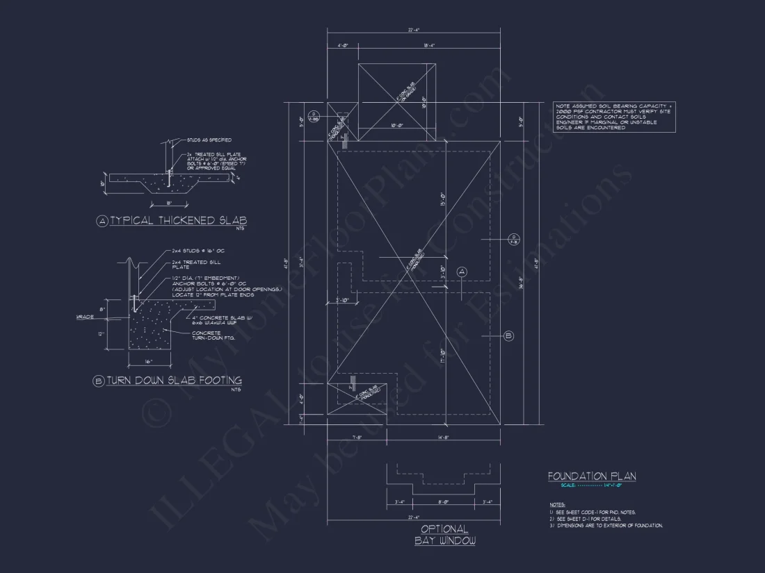 Craftsman house Plan with 2-Story Design and CAD Blueprint