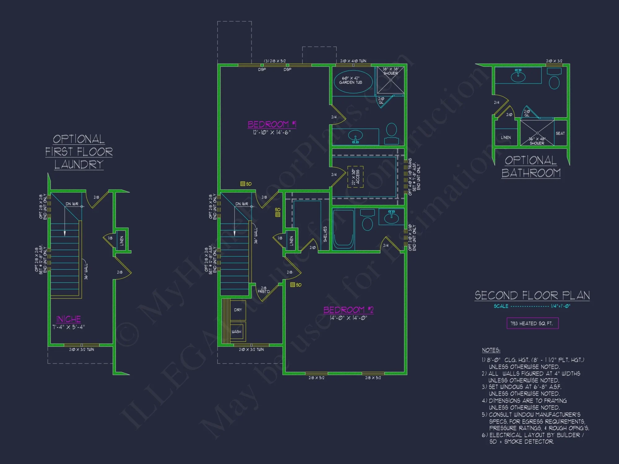 Craftsman house Plan with 2-Story Design and CAD Blueprint