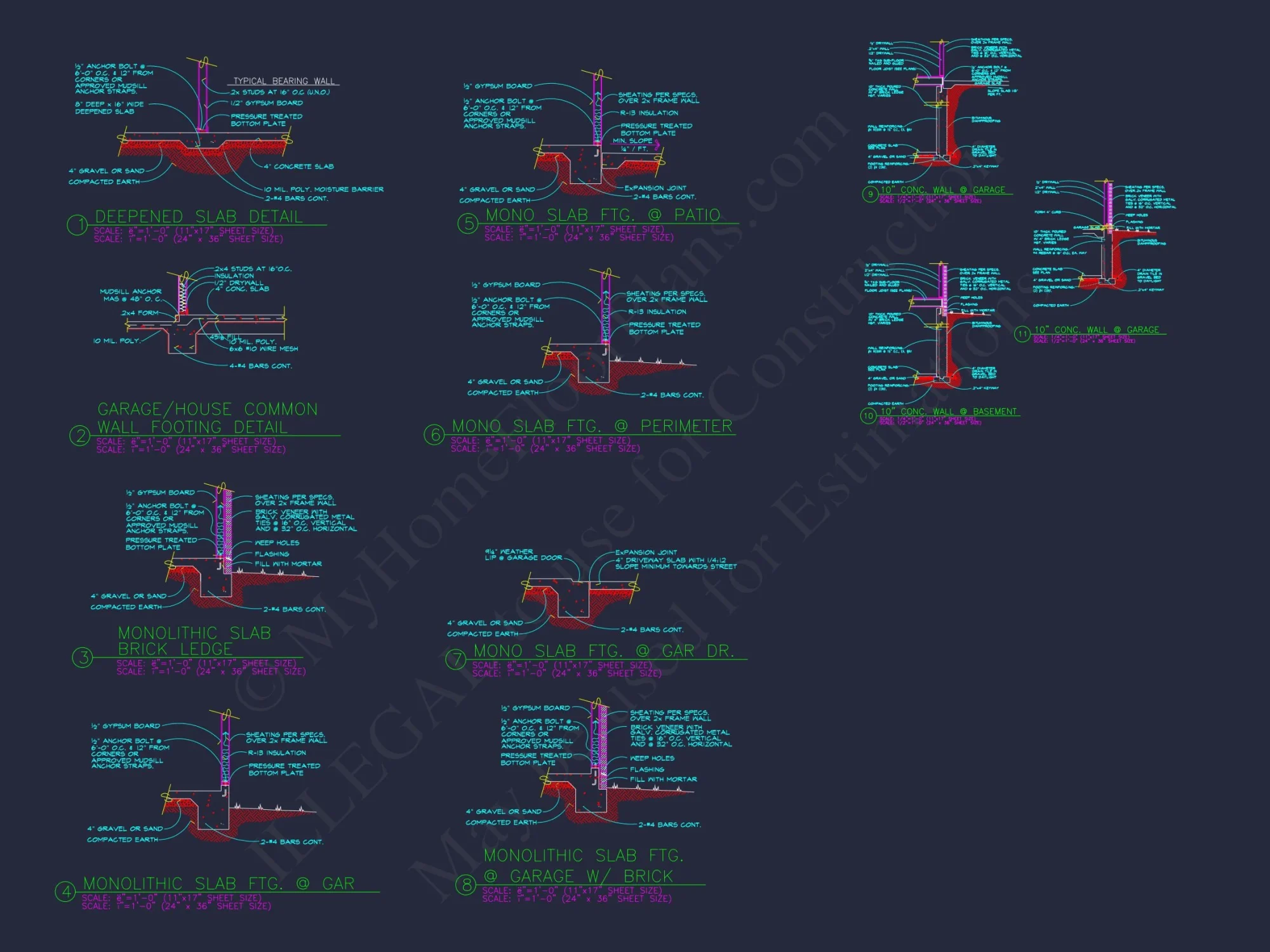 Spacious house Floor Plan with CAD Designs & Detailed Blueprint