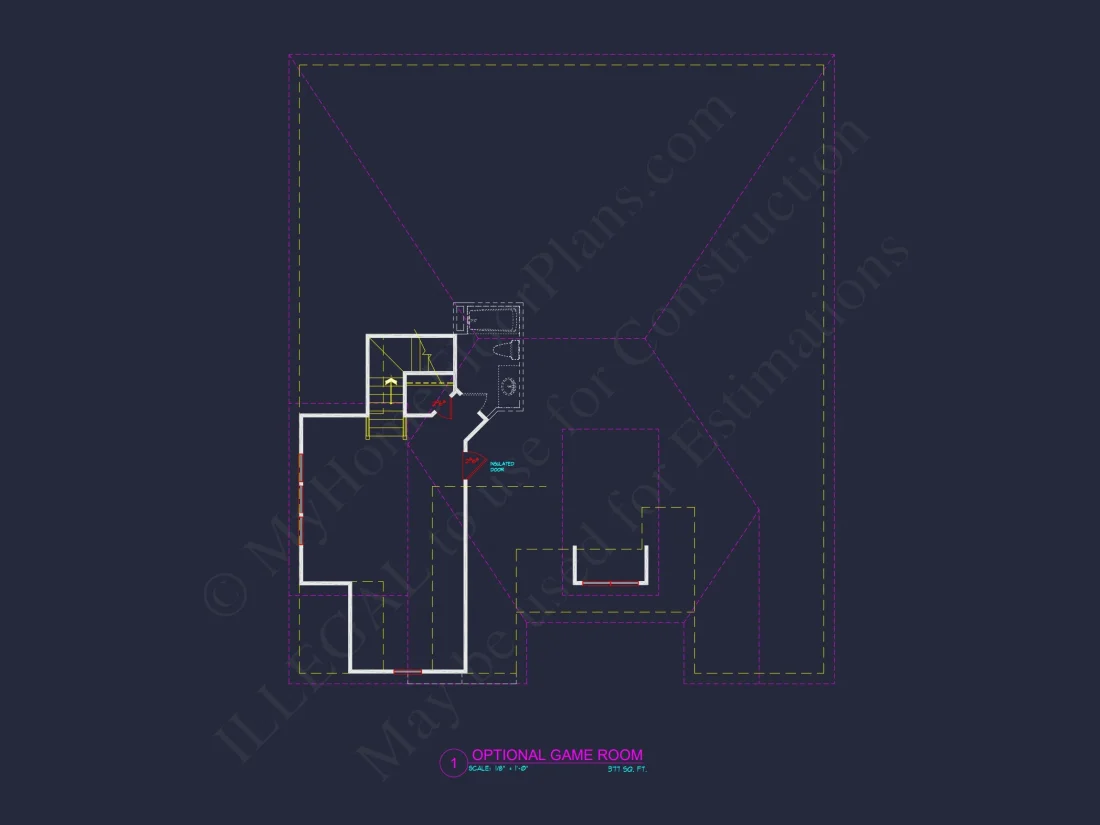 Spacious house Floor Plan with CAD Designs & Detailed Blueprint