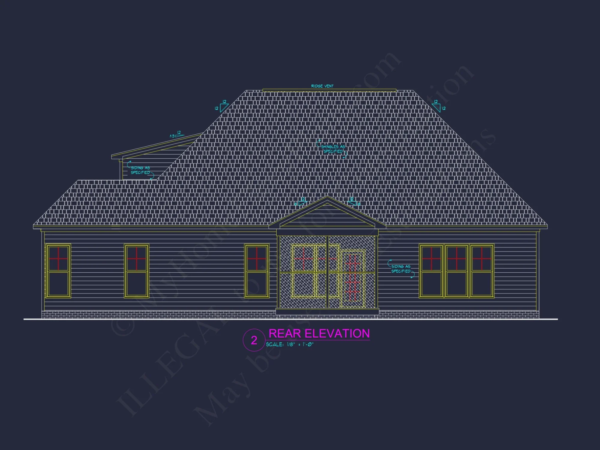 Spacious house Floor Plan with CAD Designs & Detailed Blueprint