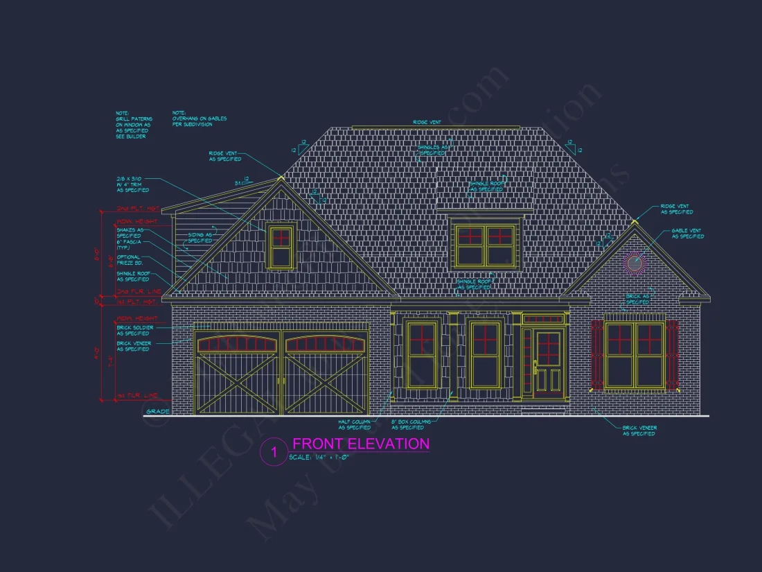 Spacious house Floor Plan with CAD Designs & Detailed Blueprint