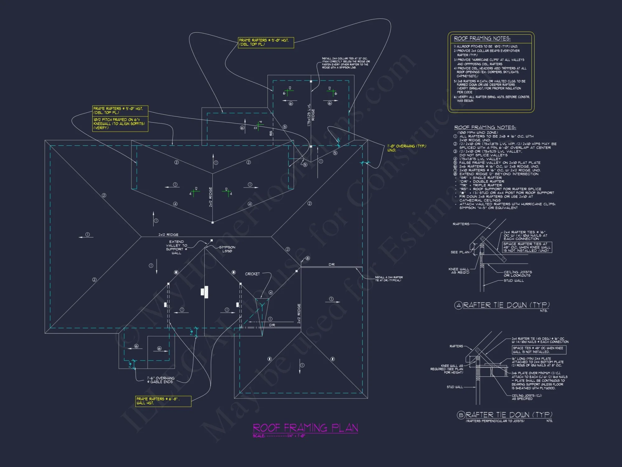 Modern Craftsman house Plan with Spacious Floor Plans & CAD