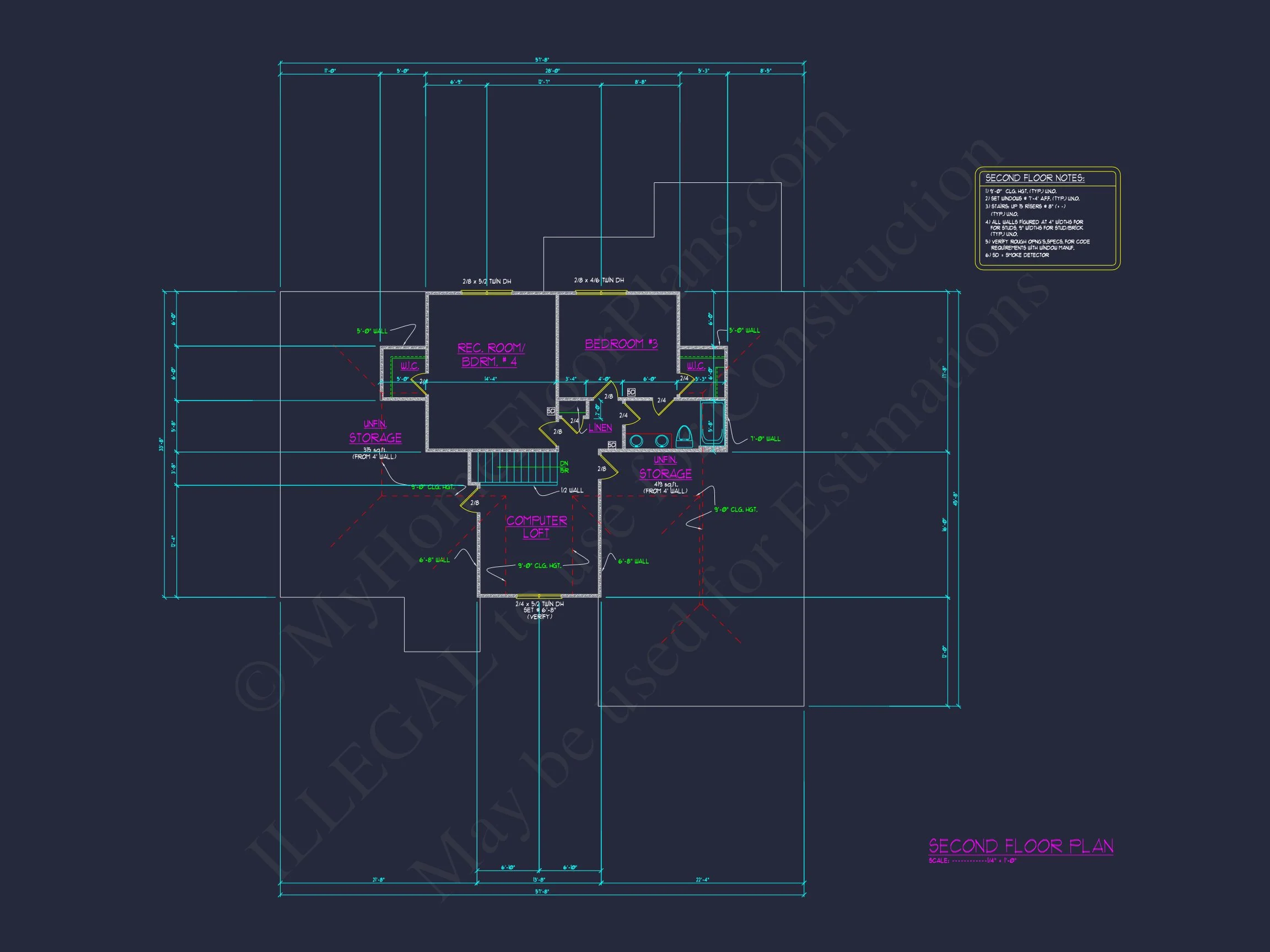 Craftsman Home Plan - 3-Bed, 2.5-Bath, 2,350 SF 8 Modern Craftsman house Plan with Spacious Floor Plans & CAD