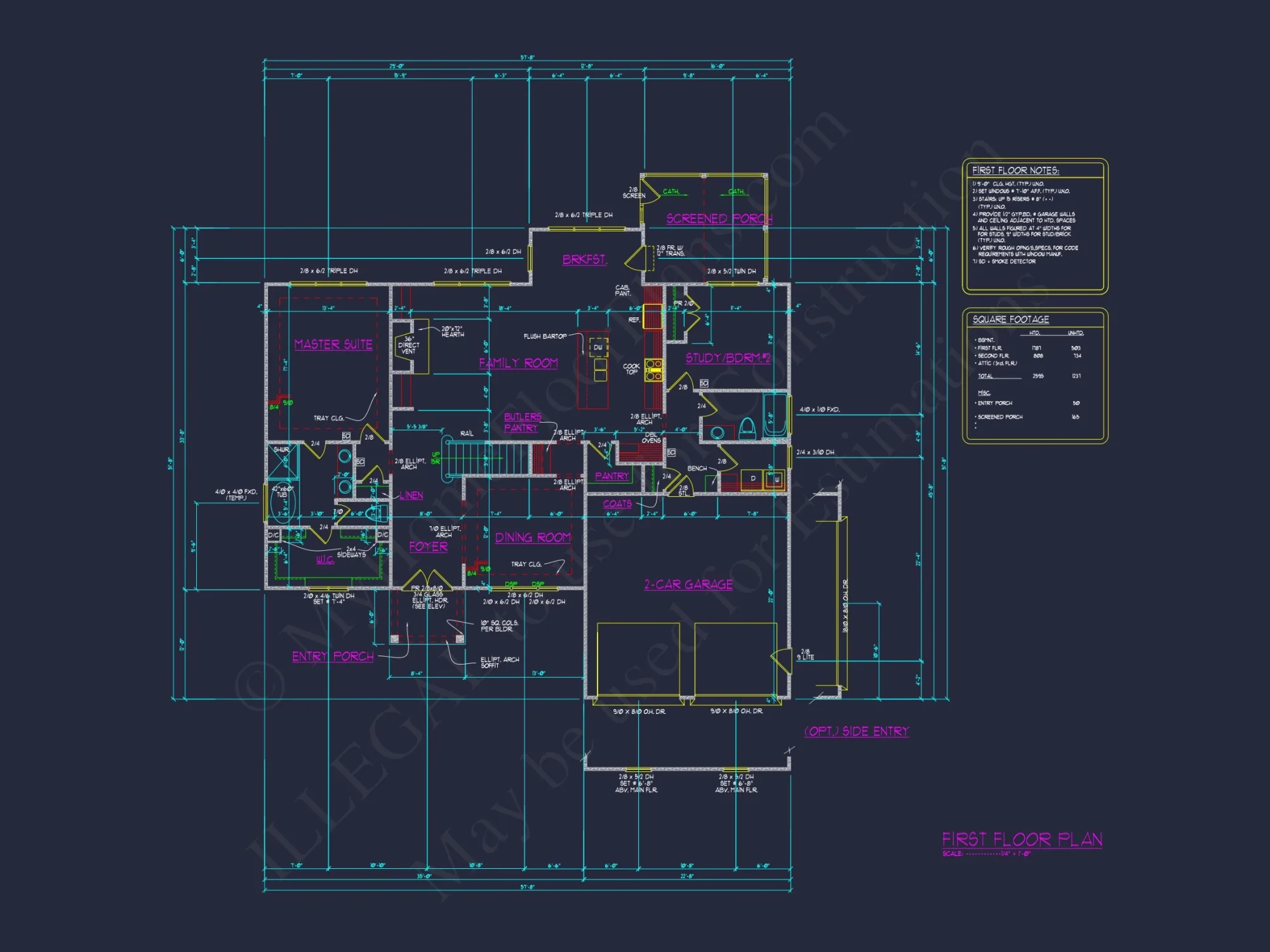 Modern Craftsman house Plan with Spacious Floor Plans & CAD